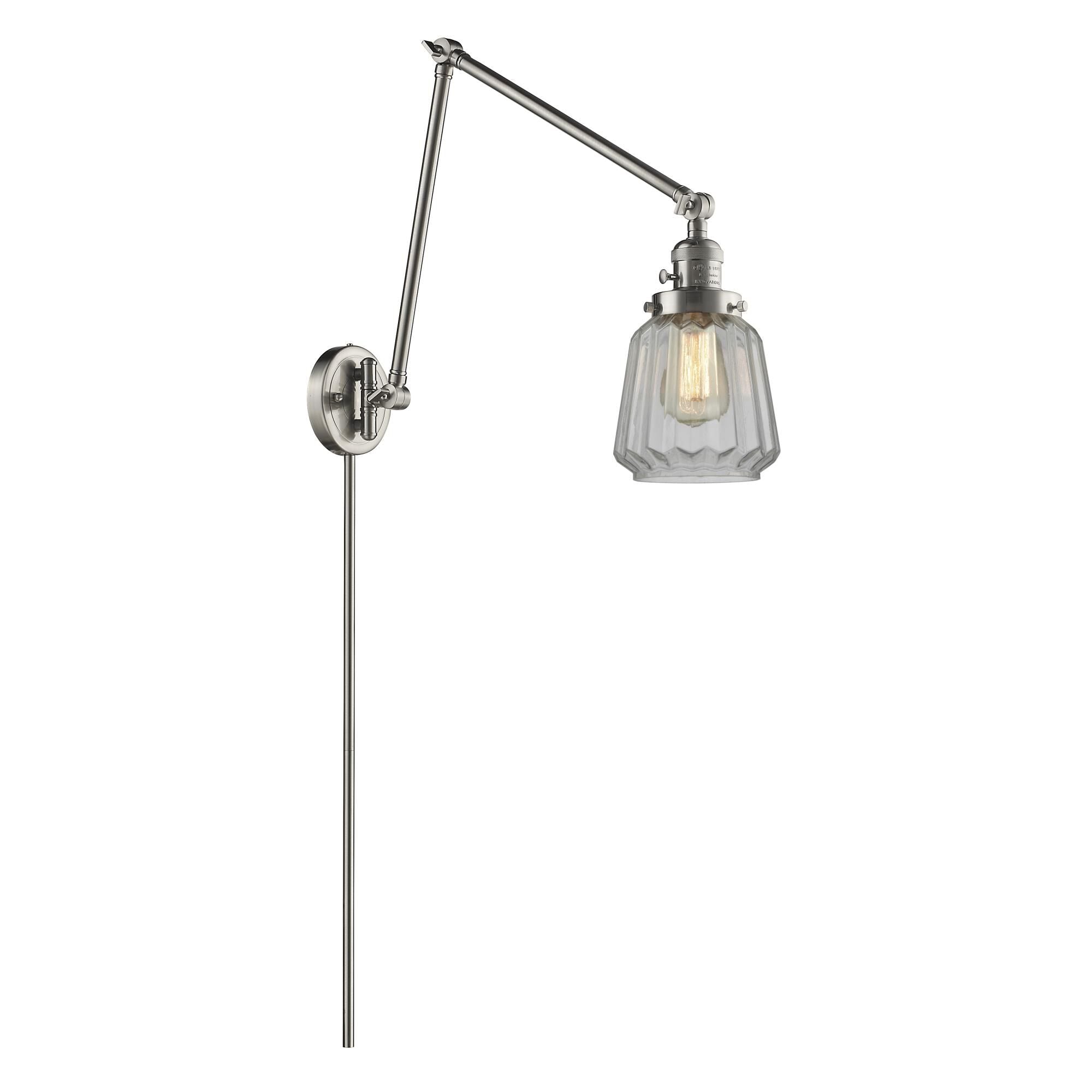 Innovations Lighting Bruno Marashlian Chatham Wall Swing Lamp Chatham - 238-SN-G142 - Restoration-Vintage