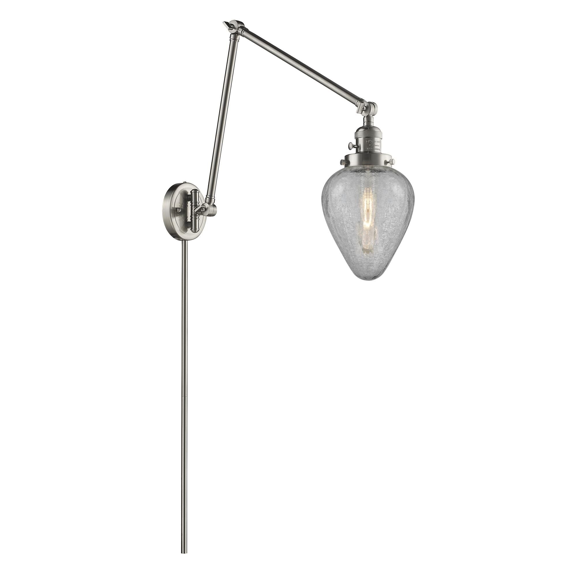 Innovations Lighting Bruno Marashlian Geneseo Wall Swing Lamp Geneseo - 238-SN-G165 - Restoration-Vintage