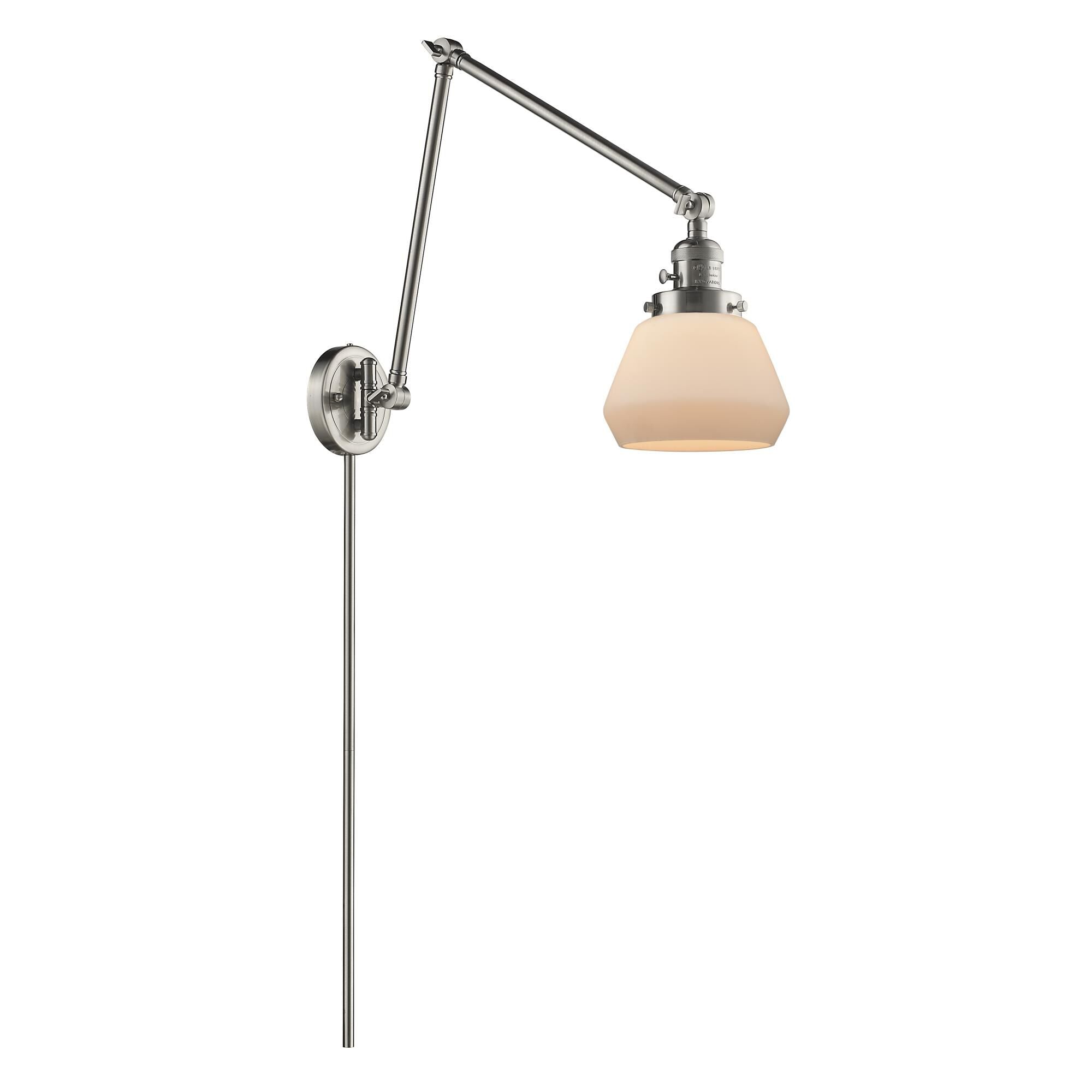 Innovations Lighting Bruno Marashlian Fulton Wall Swing Lamp Fulton - 238-SN-G171 - Restoration-Vintage