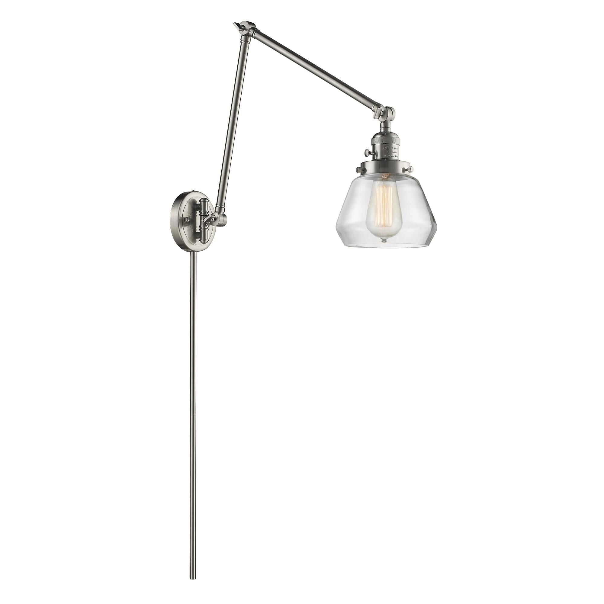 Innovations Lighting Bruno Marashlian Fulton Wall Swing Lamp Fulton - 238-SN-G172 - Restoration-Vintage
