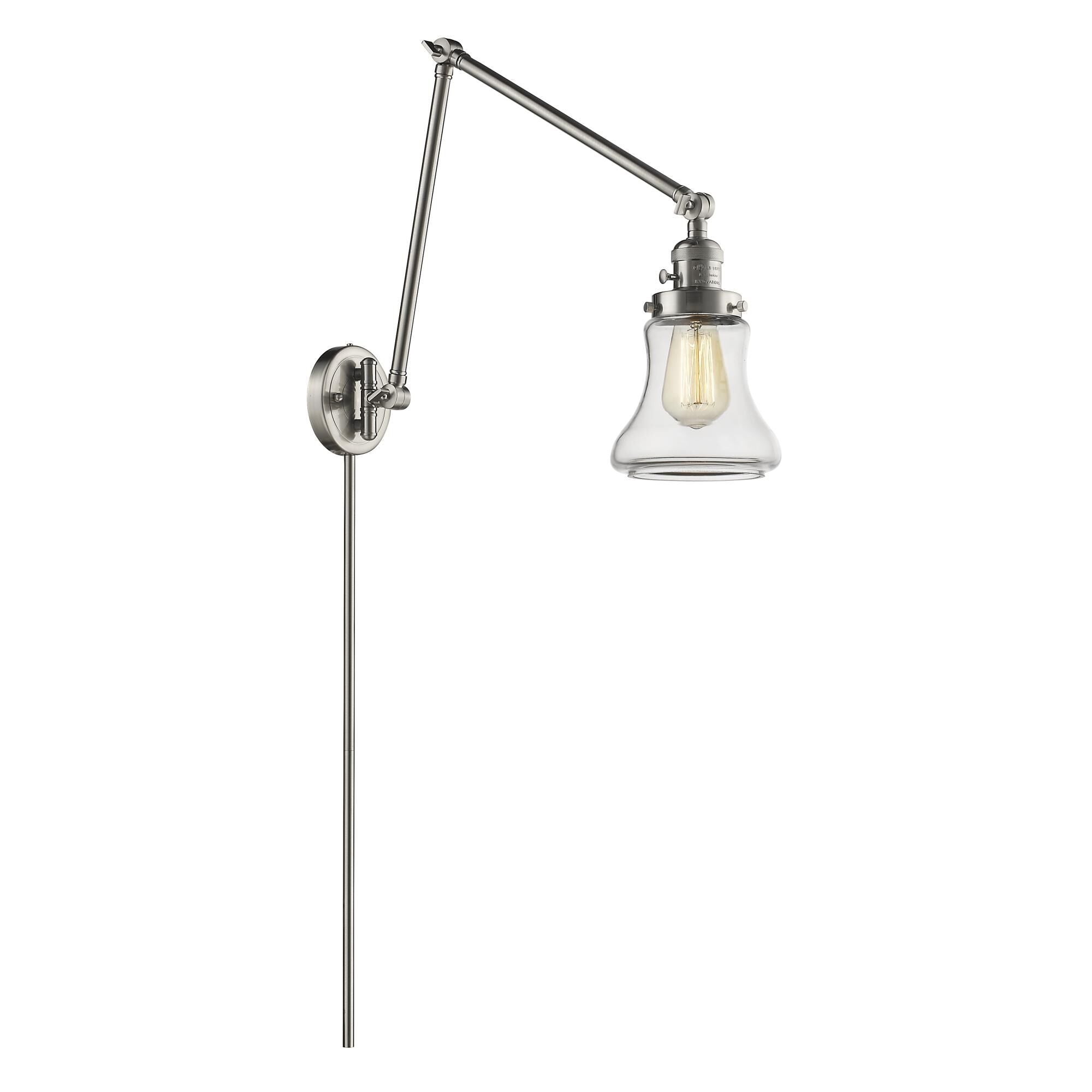 Innovations Lighting Bruno Marashlian Bellmont Wall Swing Lamp Bellmont - 238-SN-G192 - Restoration-Vintage