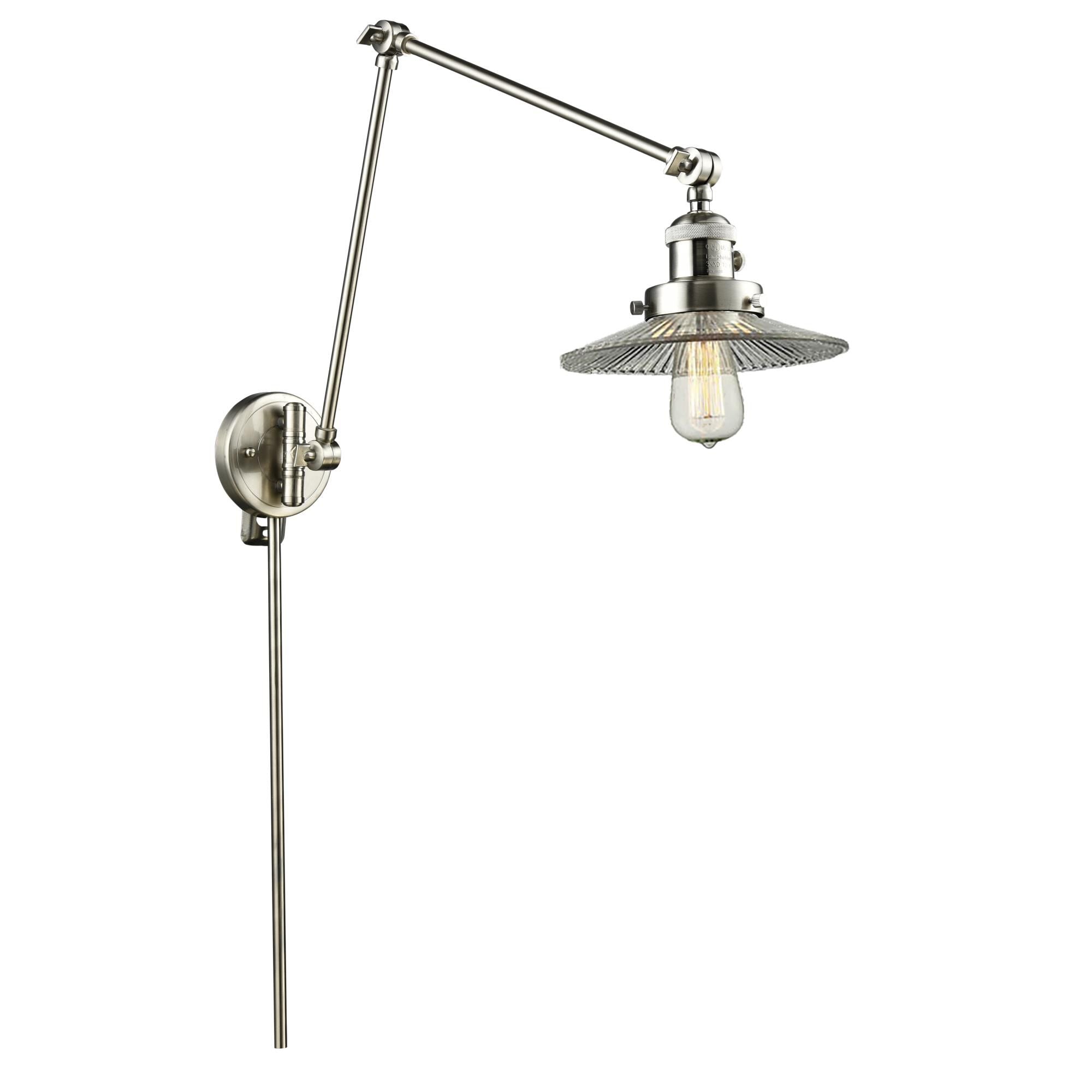 Innovations Lighting Bruno Marashlian Halophane Wall Swing Lamp Halophane - 238-SN-G2 - Restoration-Vintage