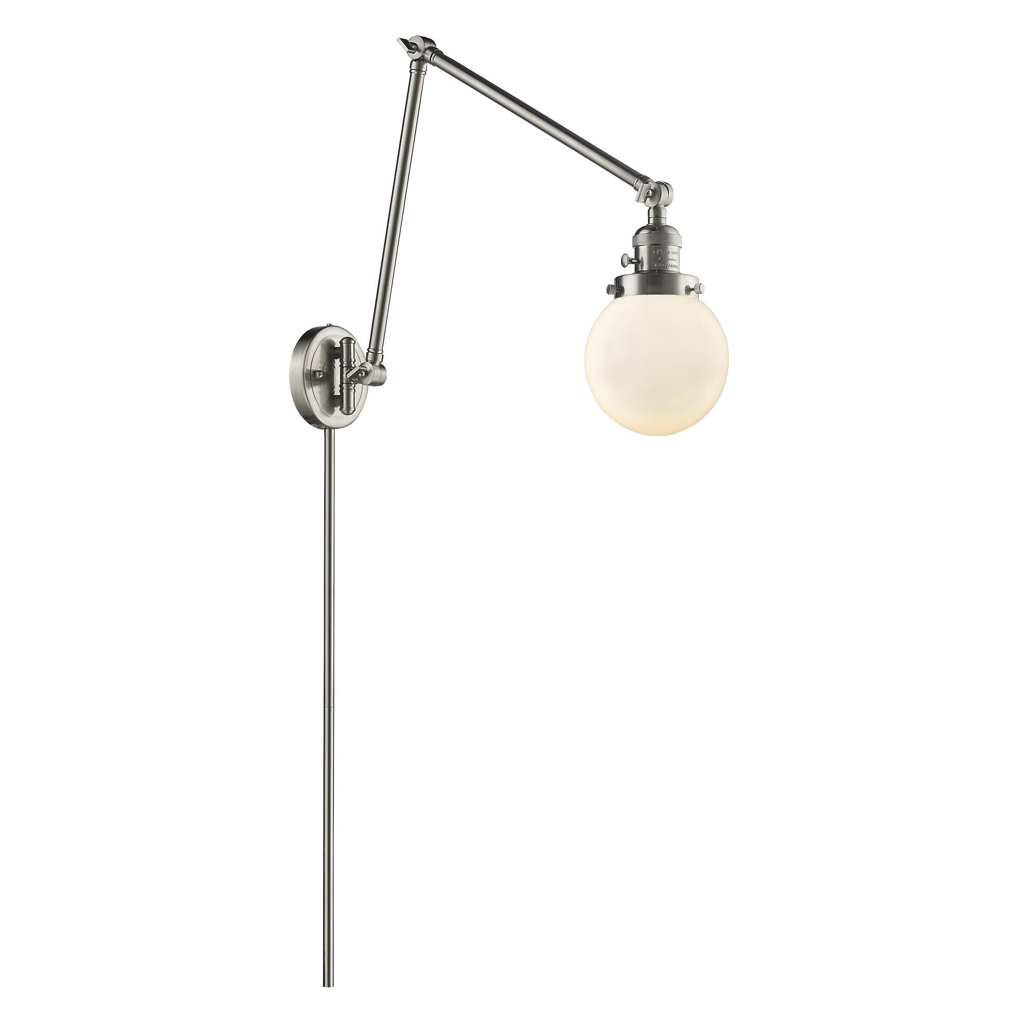 Innovations Lighting Bruno Marashlian Beacon Wall Swing Lamp Beacon - 238-SN-G201-6 - Transitional