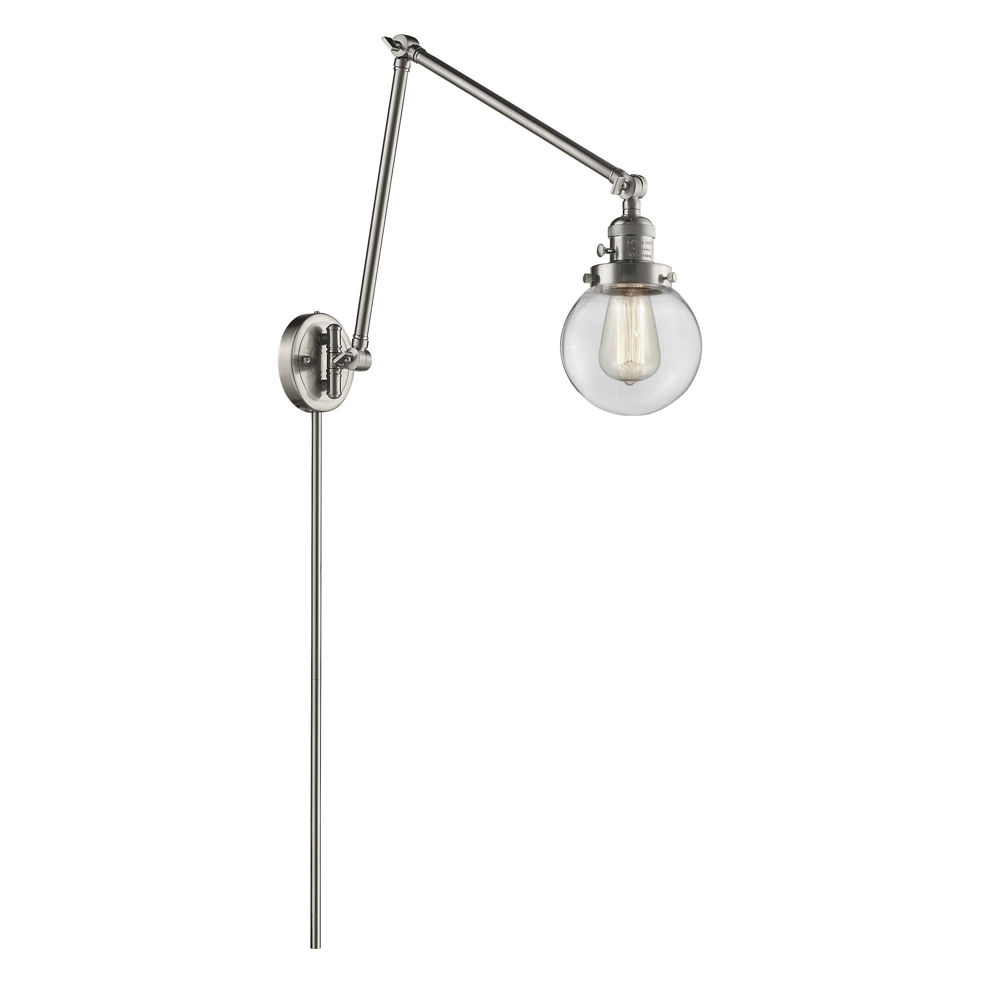 Innovations Lighting Bruno Marashlian Beacon Wall Swing Lamp Beacon - 238-SN-G202-6 - Transitional