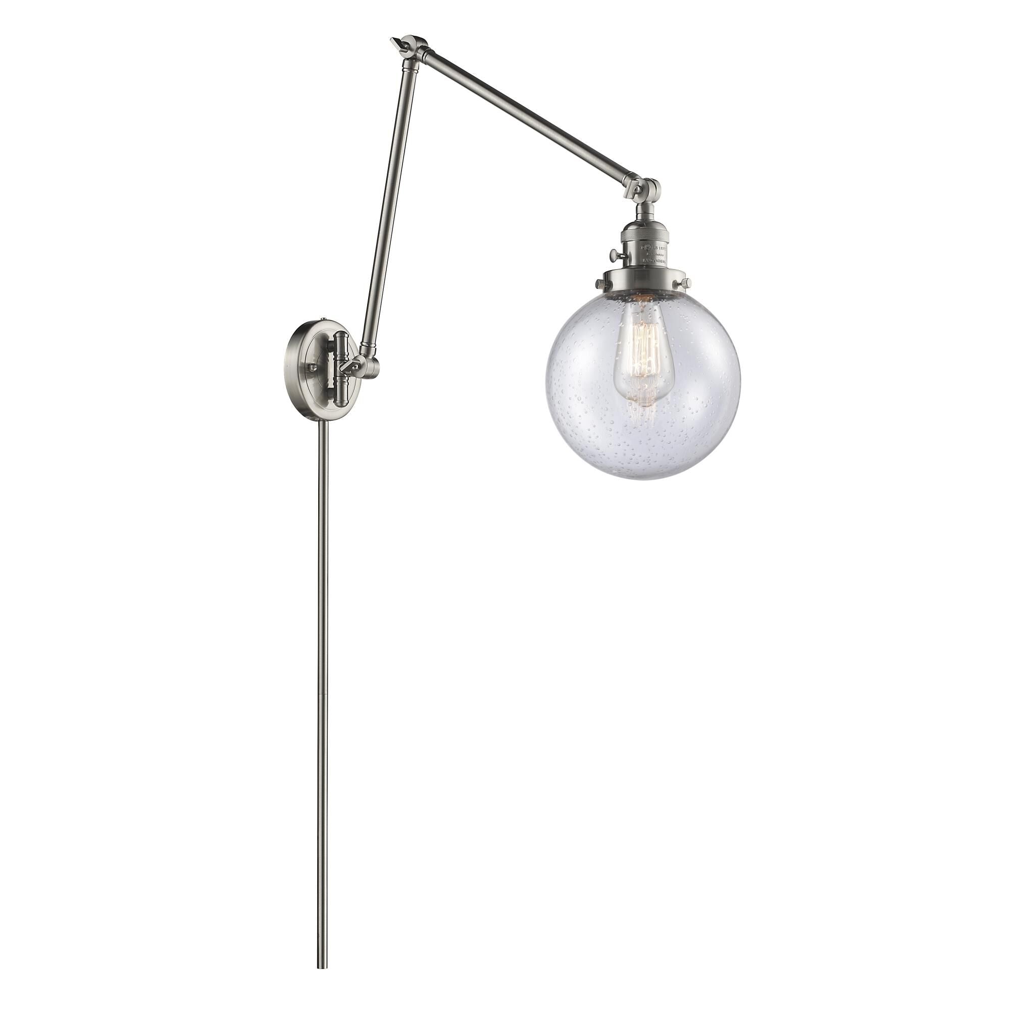 Innovations Lighting Bruno Marashlian Beacon Wall Swing Lamp Beacon - 238-SN-G204-8 - Transitional