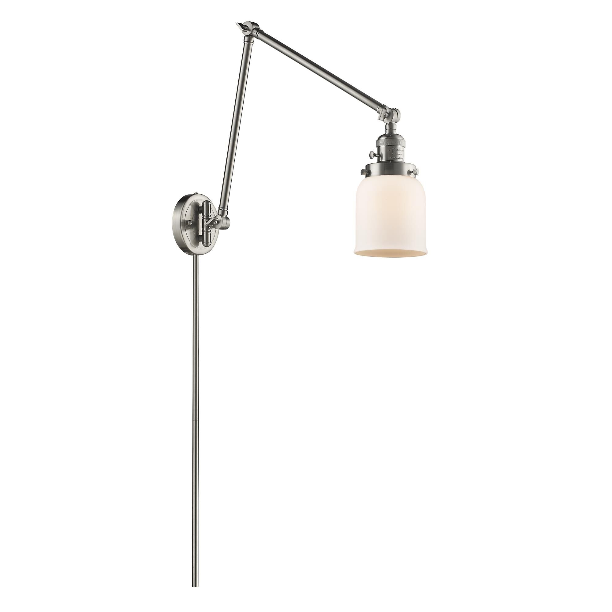Innovations Lighting Bruno Marashlian Small Bell Wall Swing Lamp Small Bell - 238-SN-G51 - Restoration-Vintage