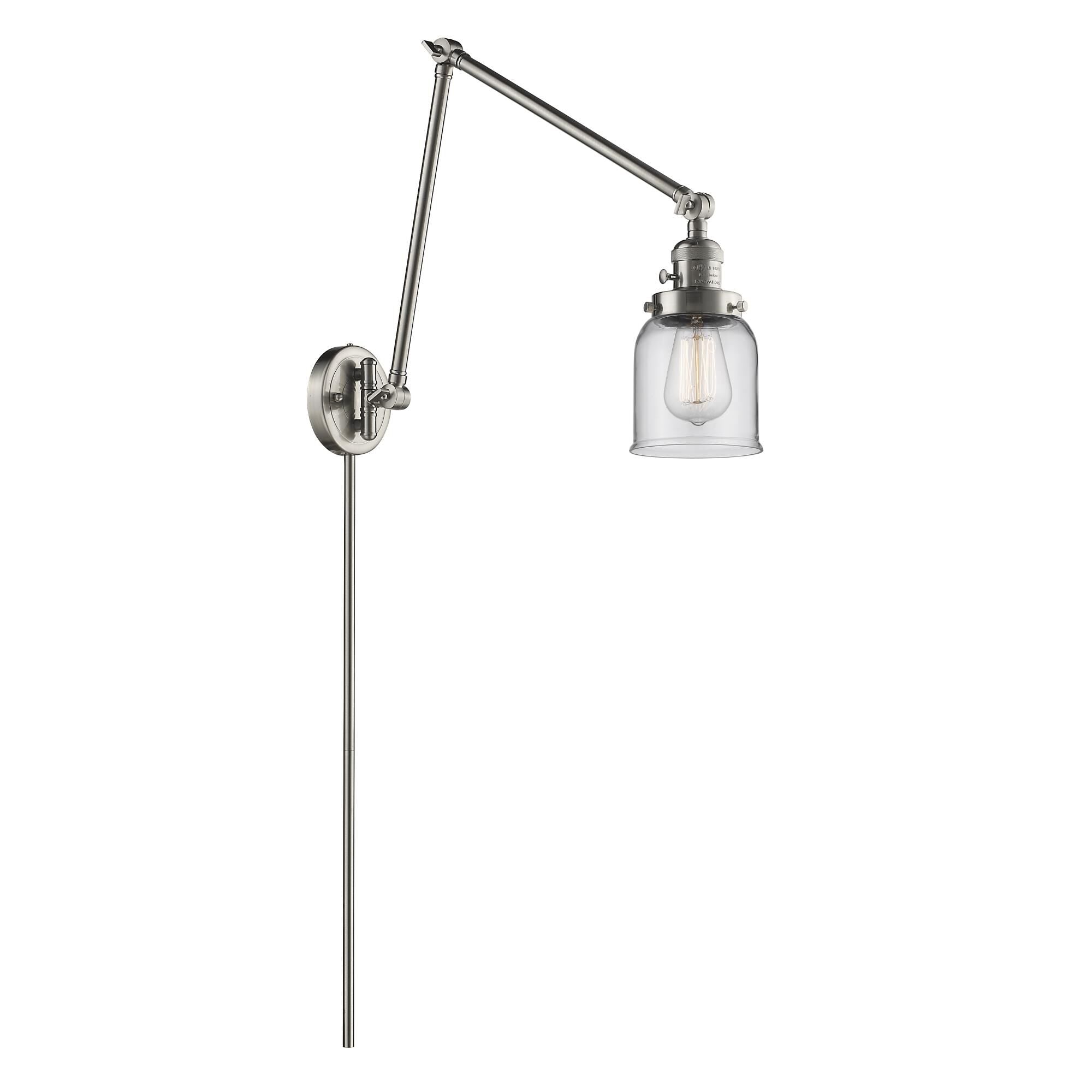 Innovations Lighting Bruno Marashlian Small Bell Wall Swing Lamp Small Bell - 238-SN-G52 - Restoration-Vintage