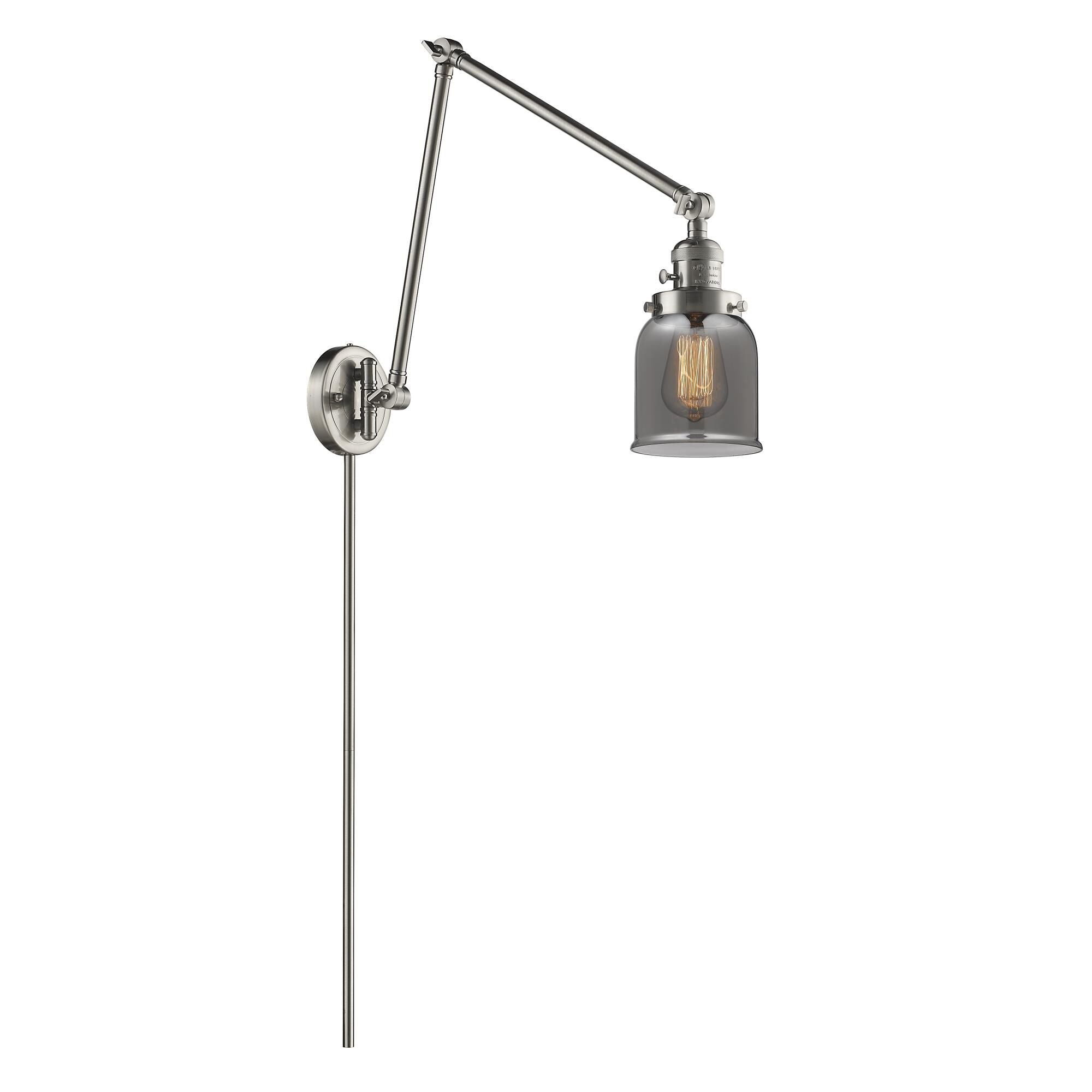Innovations Lighting Bruno Marashlian Small Bell Wall Swing Lamp Small Bell - 238-SN-G53 - Restoration-Vintage