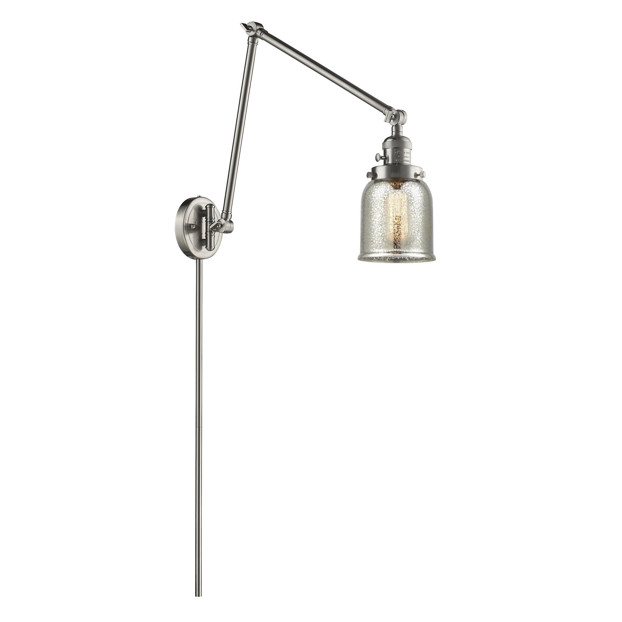 Innovations Lighting Bruno Marashlian Small Bell Wall Swing Lamp Small Bell - 238-SN-G58 - Restoration-Vintage