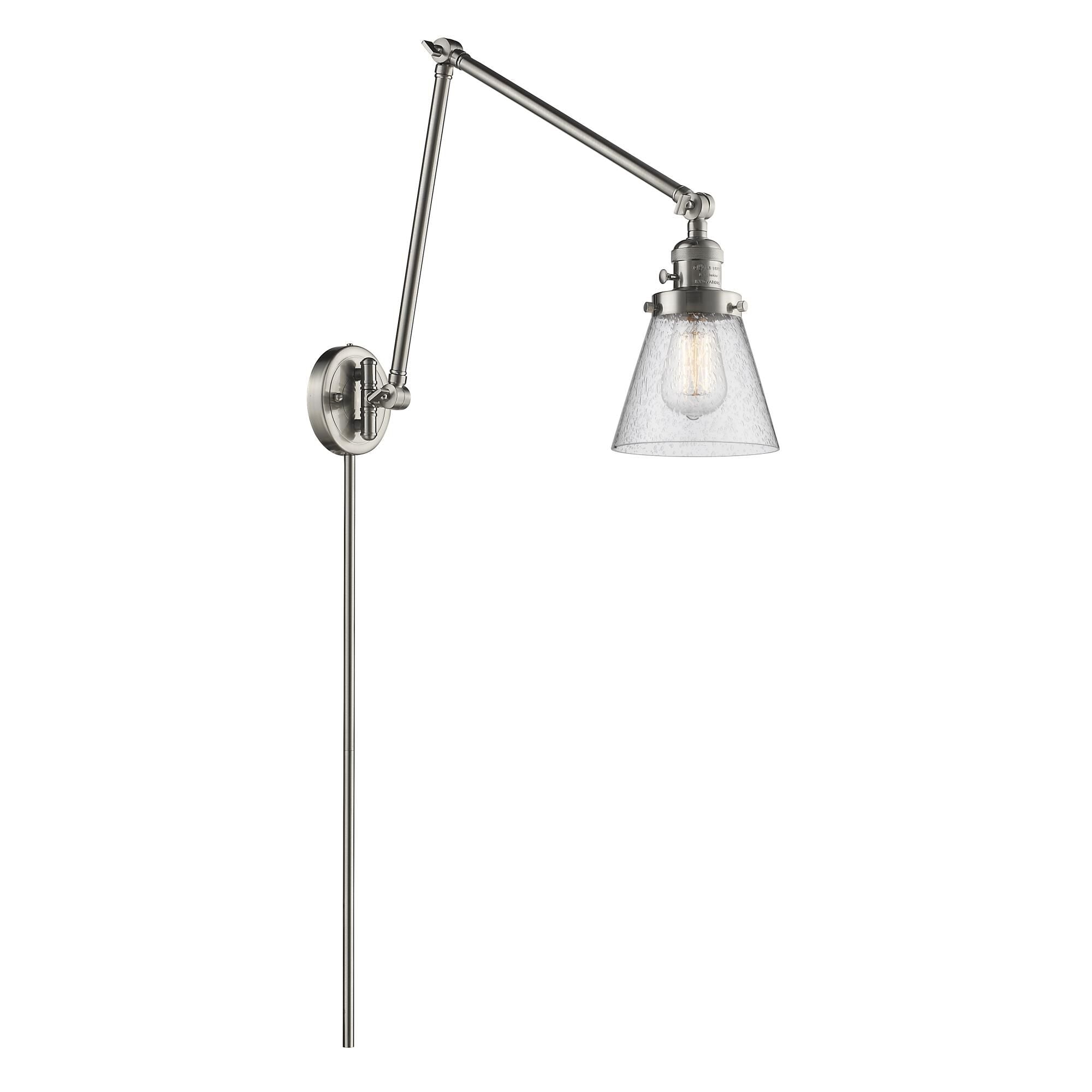 Innovations Lighting Bruno Marashlian Small Cone Wall Swing Lamp Small Cone - 238-SN-G64 - Restoration-Vintage