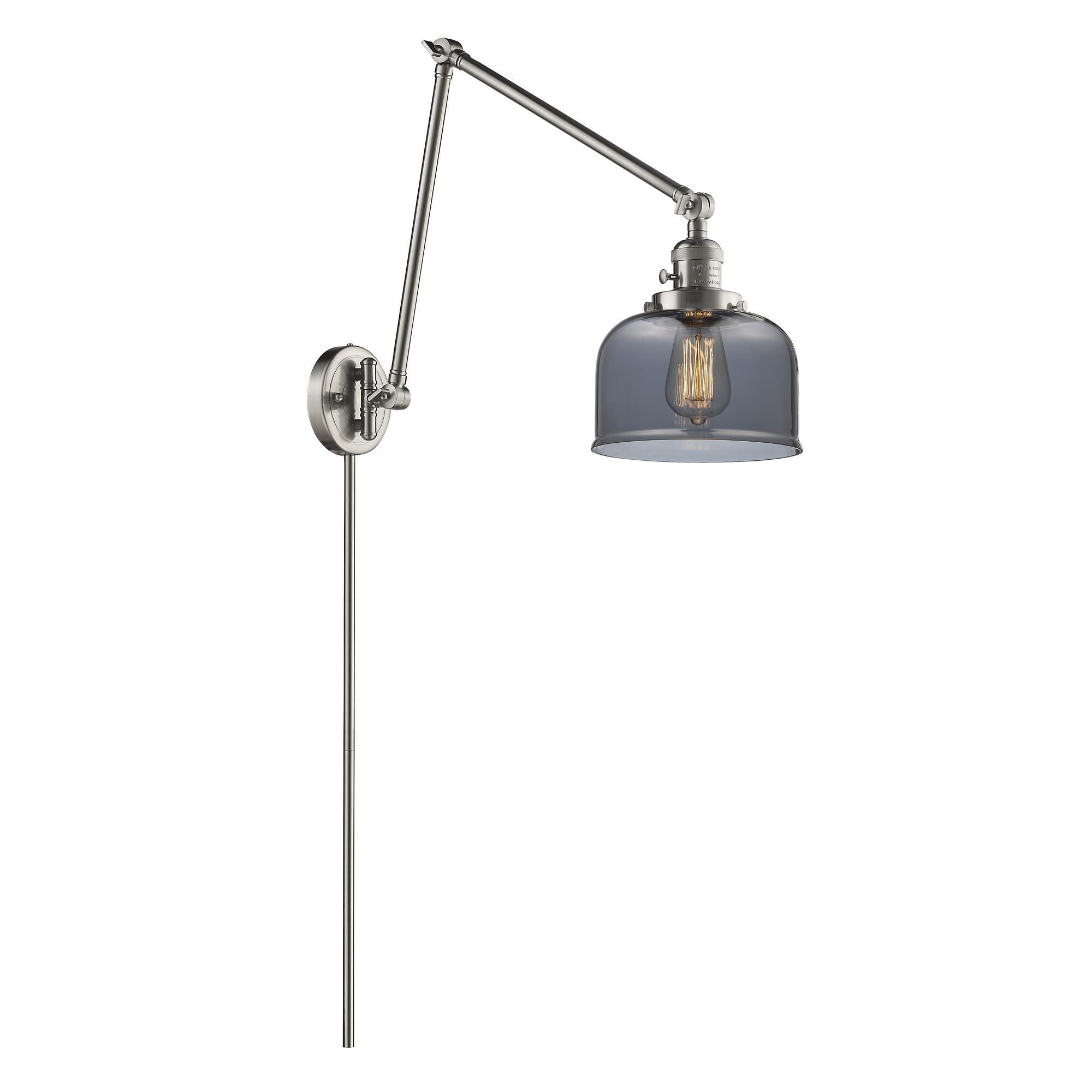 Innovations Lighting Bruno Marashlian Large Bell Wall Swing Lamp Large Bell - 238-SN-G73 - Restoration-Vintage