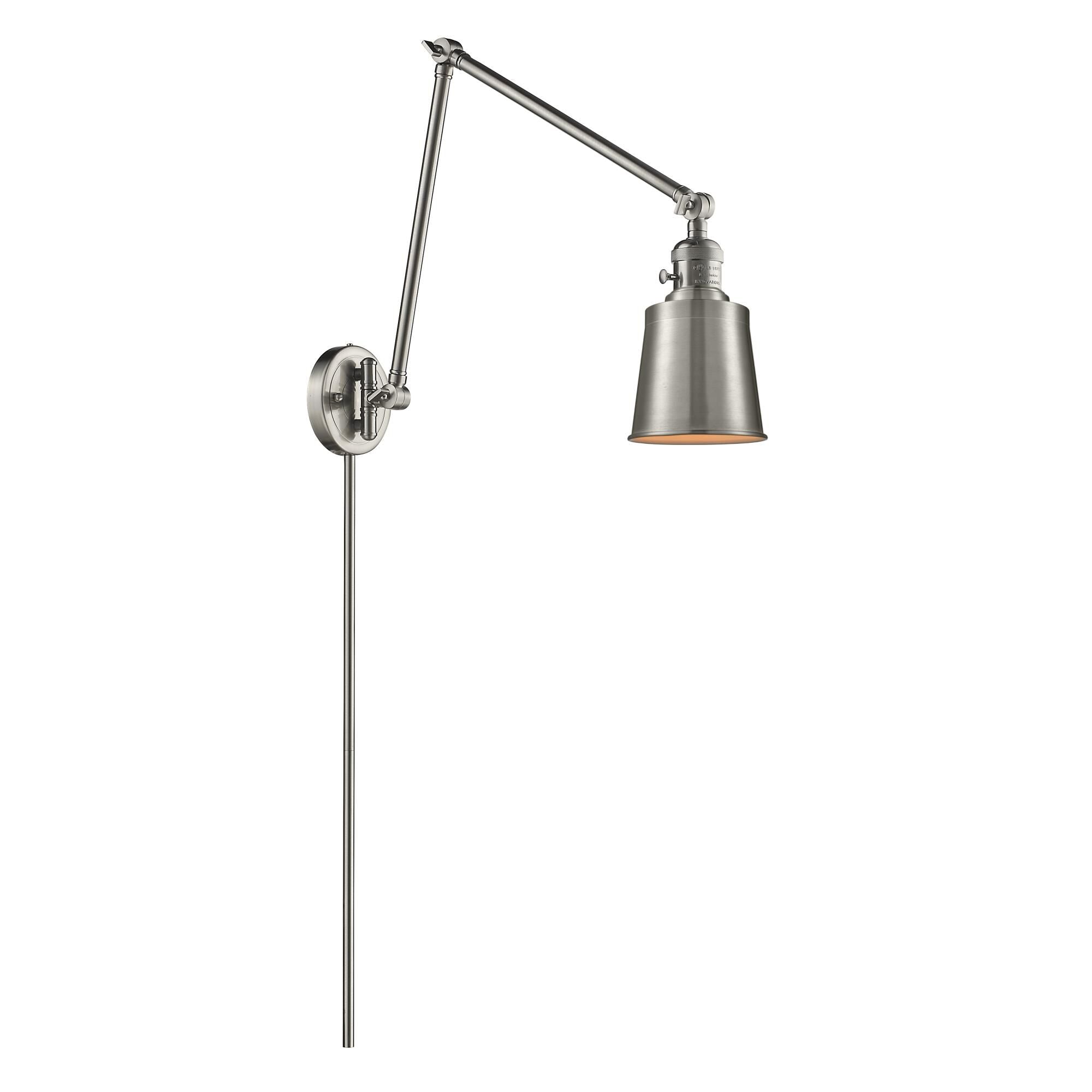 Innovations Lighting Bruno Marashlian Addison Wall Swing Lamp Addison - 238-SN-M9-SN - Restoration-Vintage