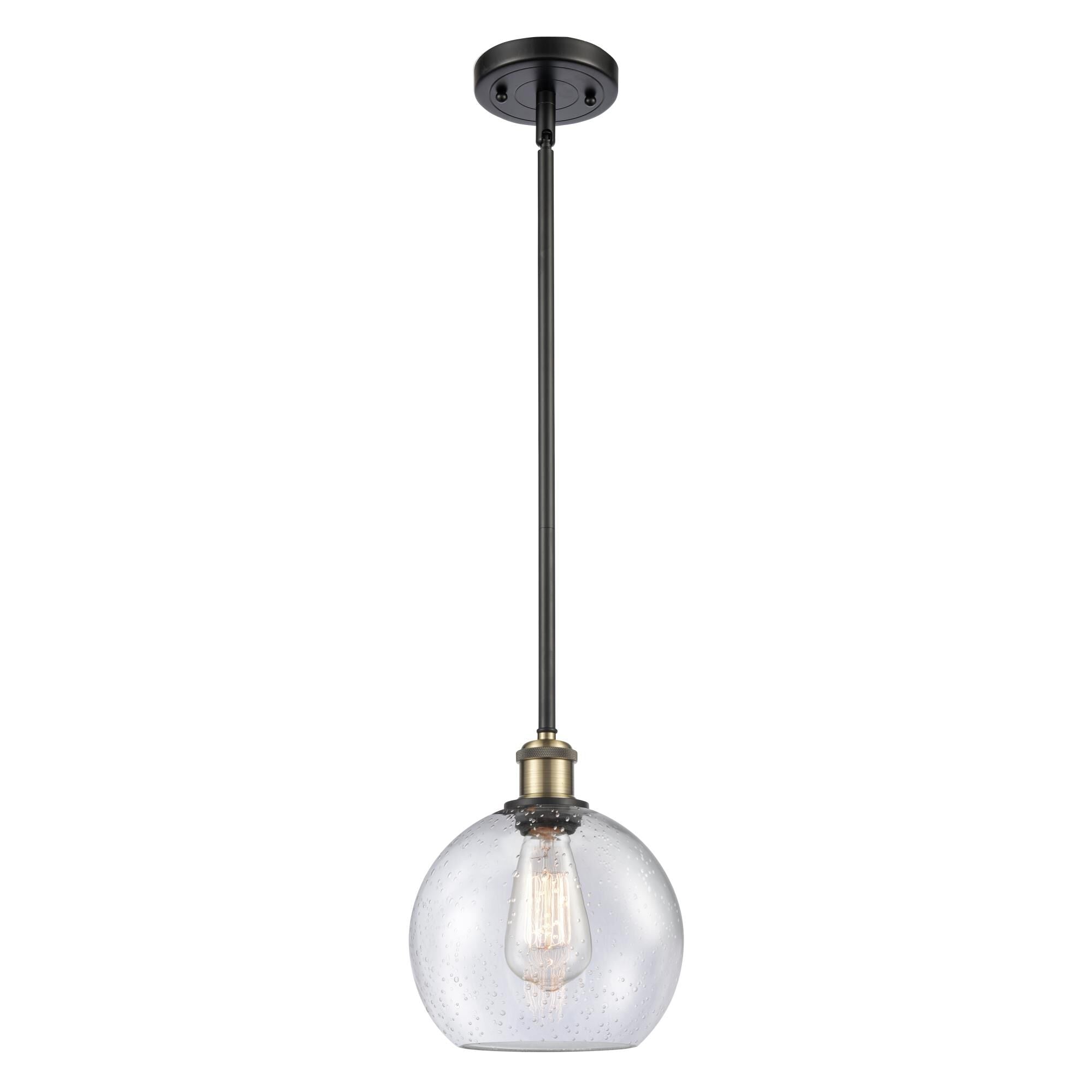 Innovations Lighting Bruno Marashlian Athens 8 Inch Cage Pendant Athens - 516-1S-BAB-G124