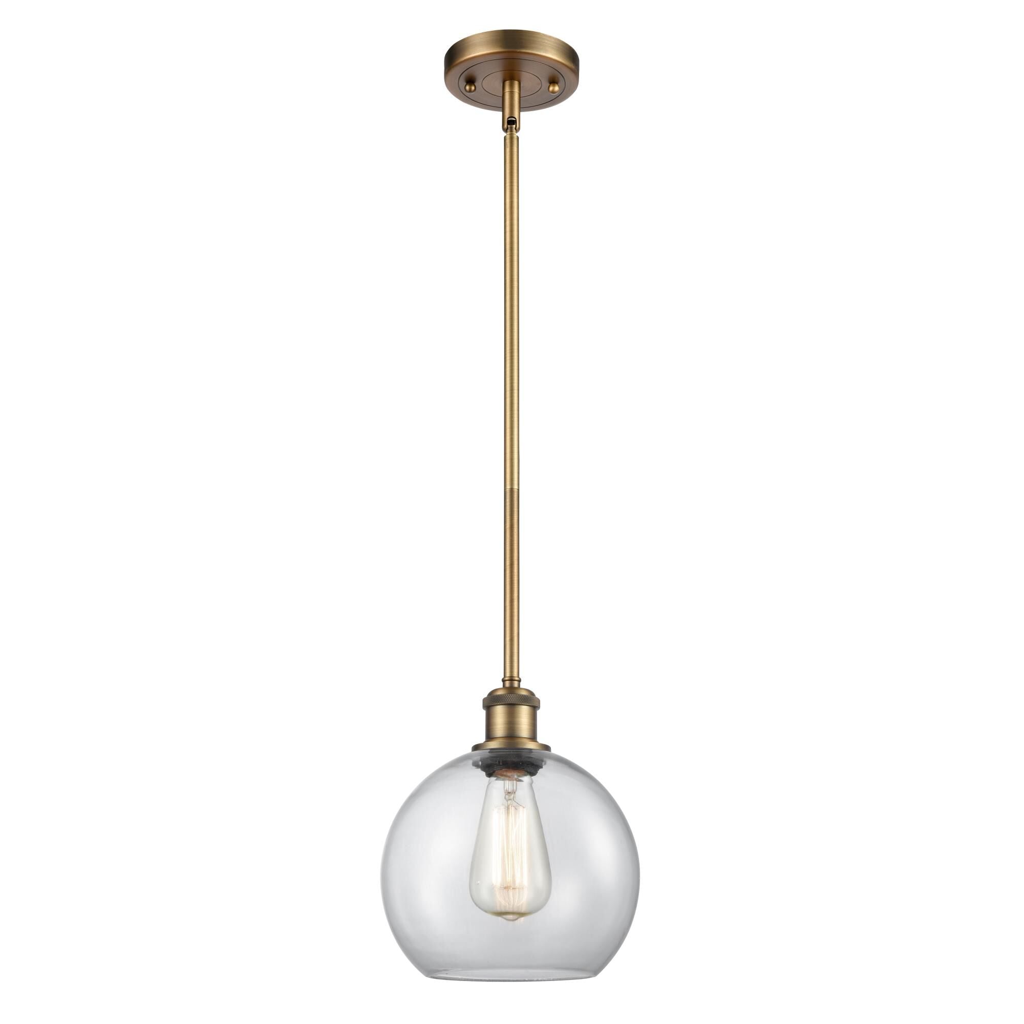 Innovations Lighting Bruno Marashlian Athens 8 Inch Cage Pendant Athens - 516-1S-BB-G122