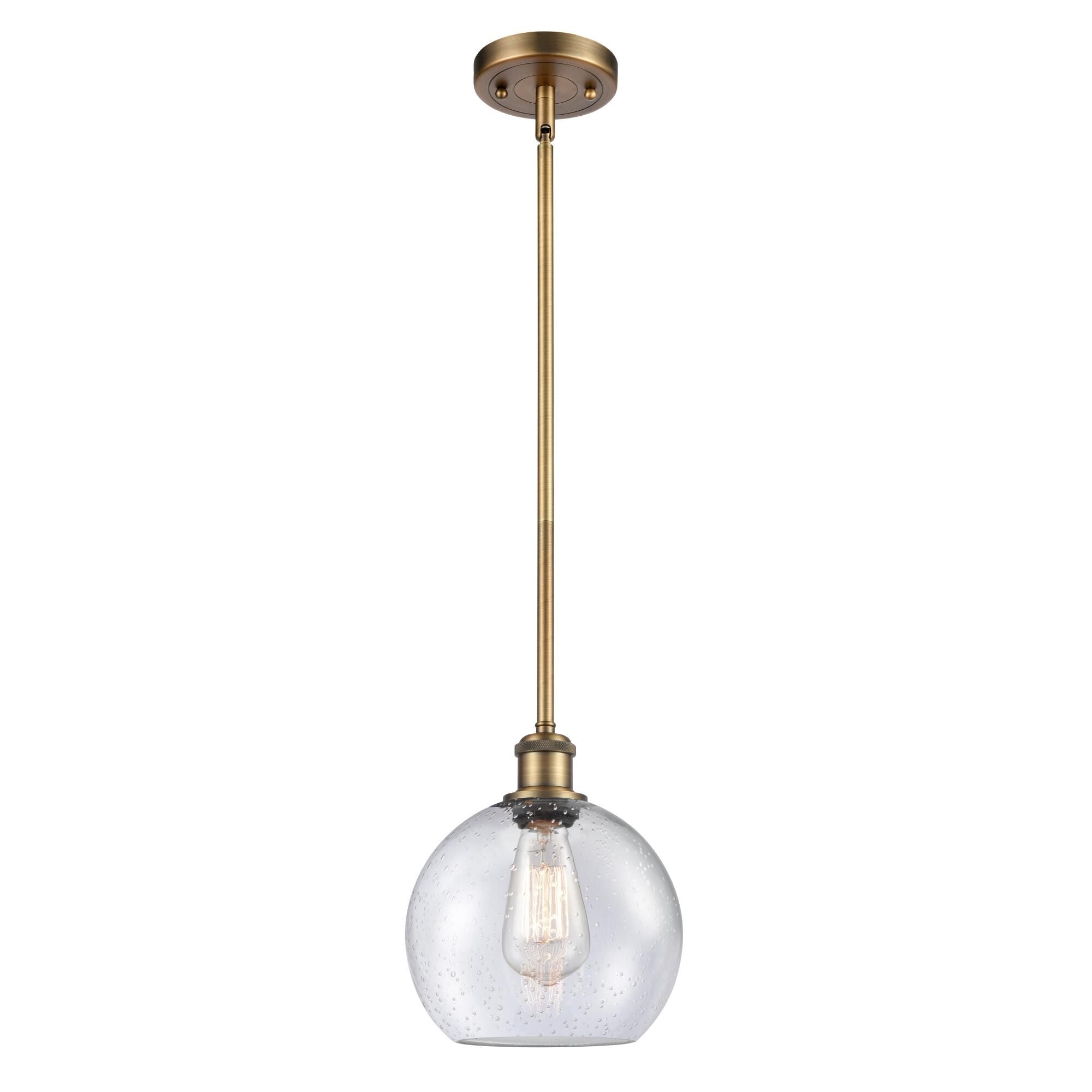 Innovations Lighting Bruno Marashlian Athens 8 Inch Cage Pendant Athens - 516-1S-BB-G124
