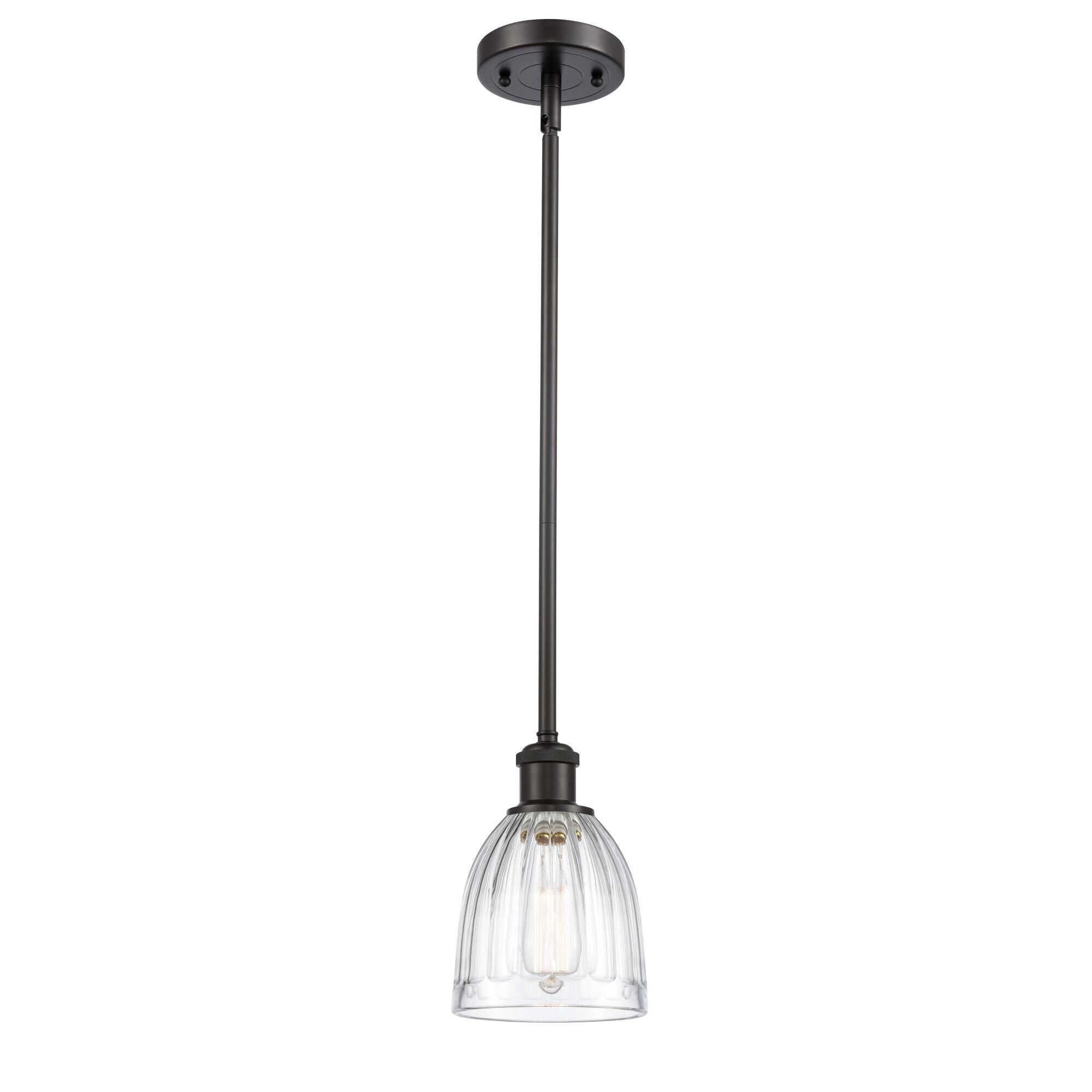 Innovations Lighting Bruno Marashlian Brookfield 5 Inch Cage Pendant Brookfield - 516-1S-OB-G442