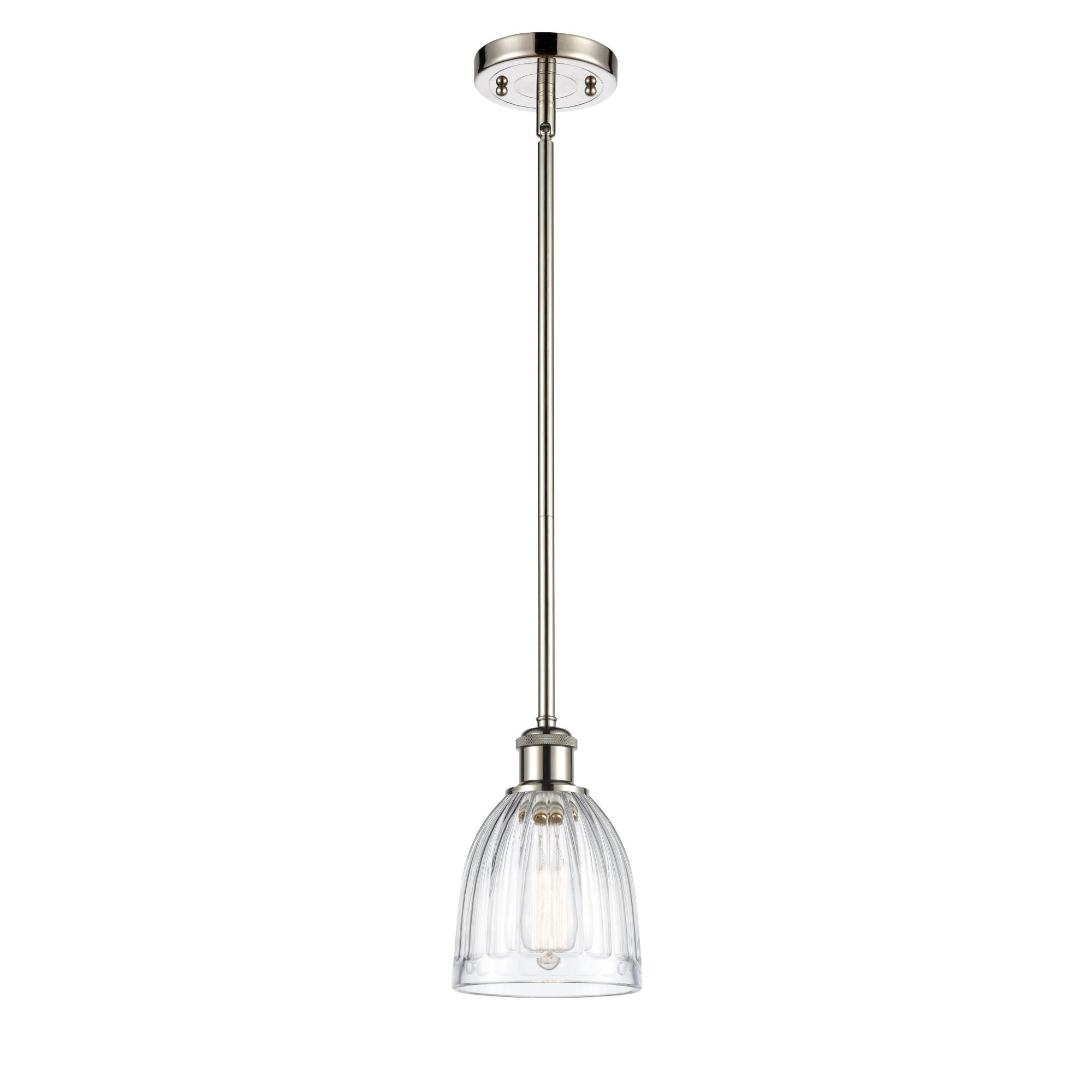 Innovations Lighting Bruno Marashlian Brookfield 5 Inch Cage Pendant Brookfield - 516-1S-PN-G442