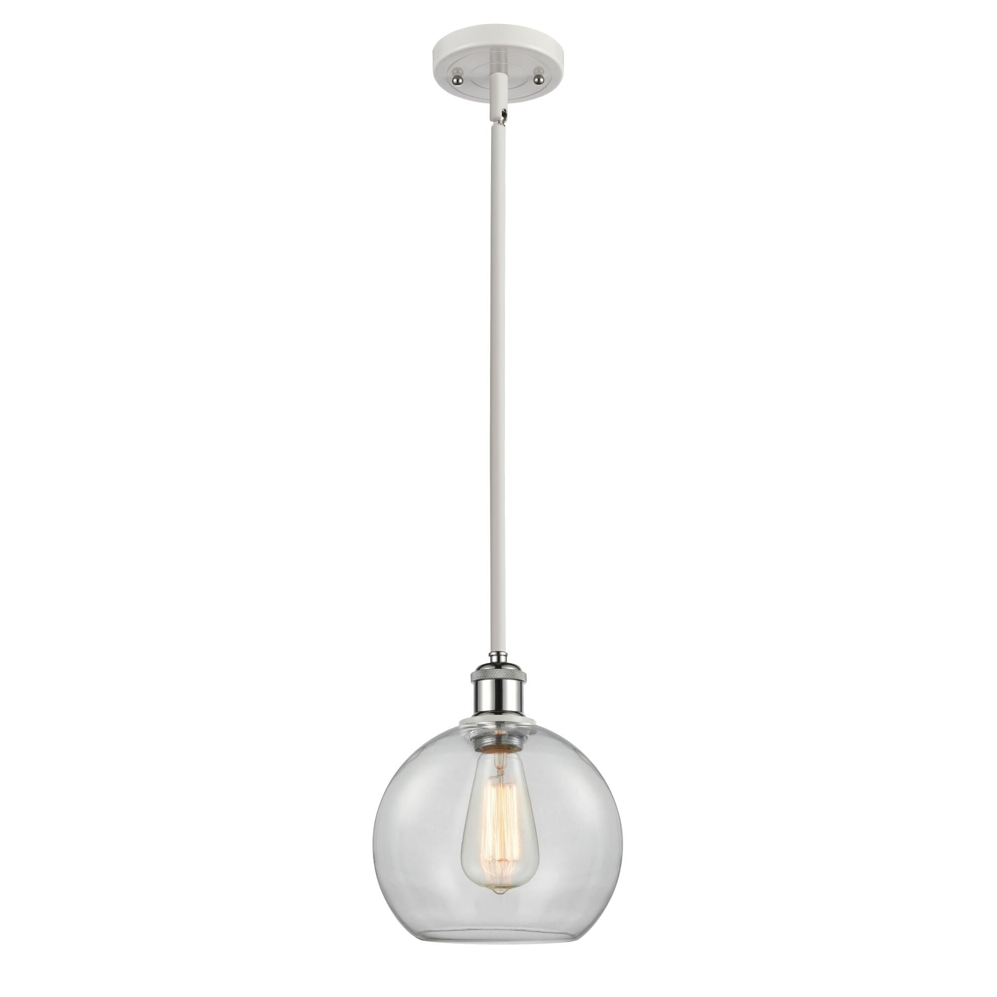Innovations Lighting Bruno Marashlian Athens 8 Inch Cage Pendant Athens - 516-1S-WPC-G122