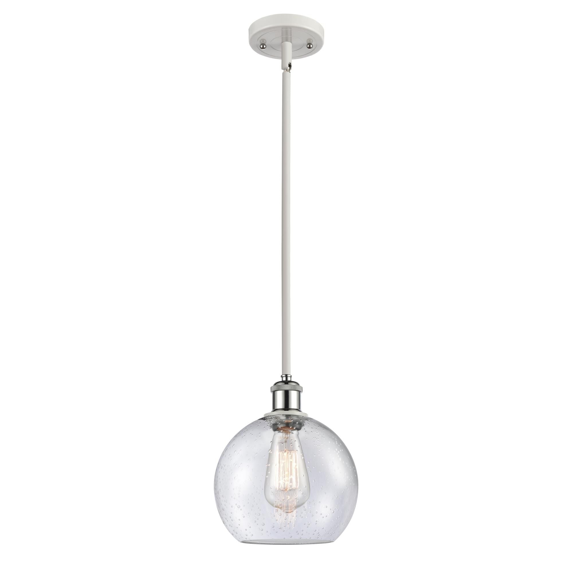 Innovations Lighting Bruno Marashlian Athens 8 Inch Cage Pendant Athens - 516-1S-WPC-G124