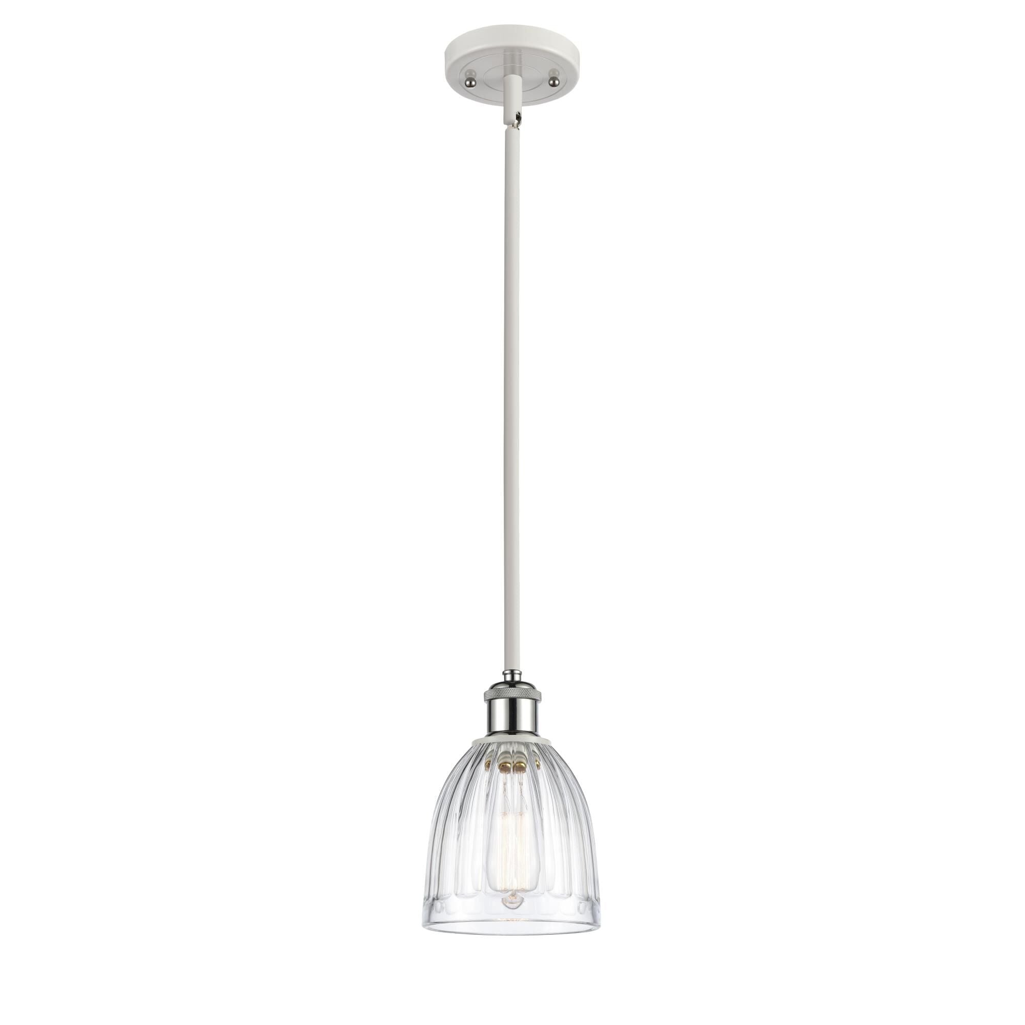 Innovations Lighting Bruno Marashlian Brookfield 5 Inch Cage Pendant Brookfield - 516-1S-WPC-G442