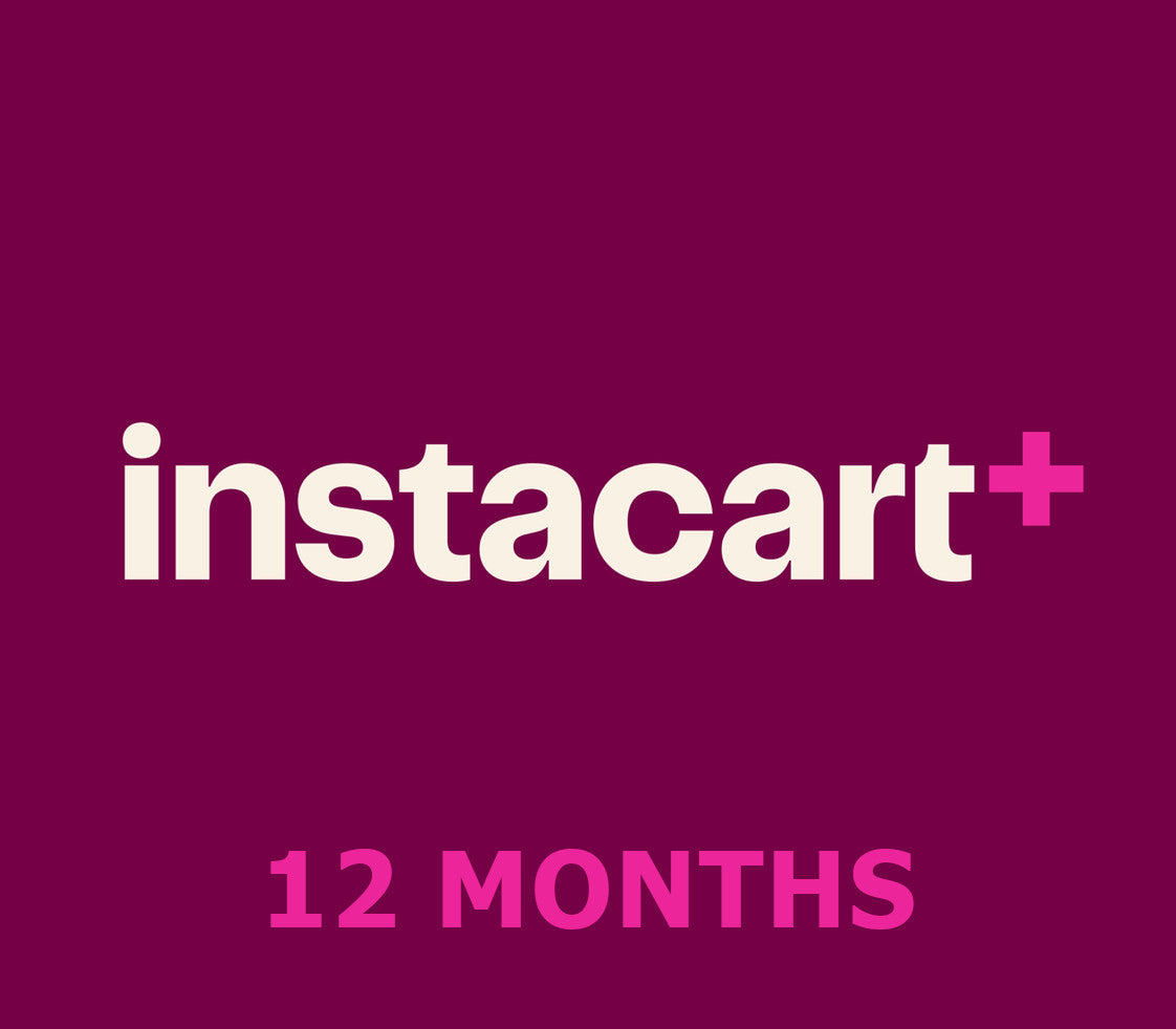 Instacart+ 12 Months Subscription Gift Card US