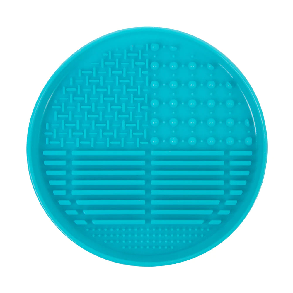 BR33_Silicone Makeup Brush Cleaner - Teal