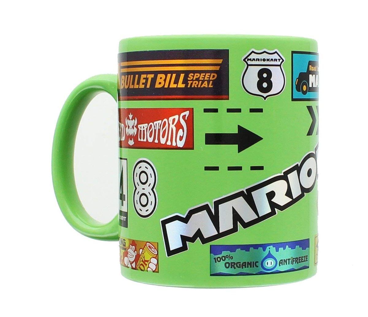 Mario Kart 11oz Foil Print Decal Coffee Mug