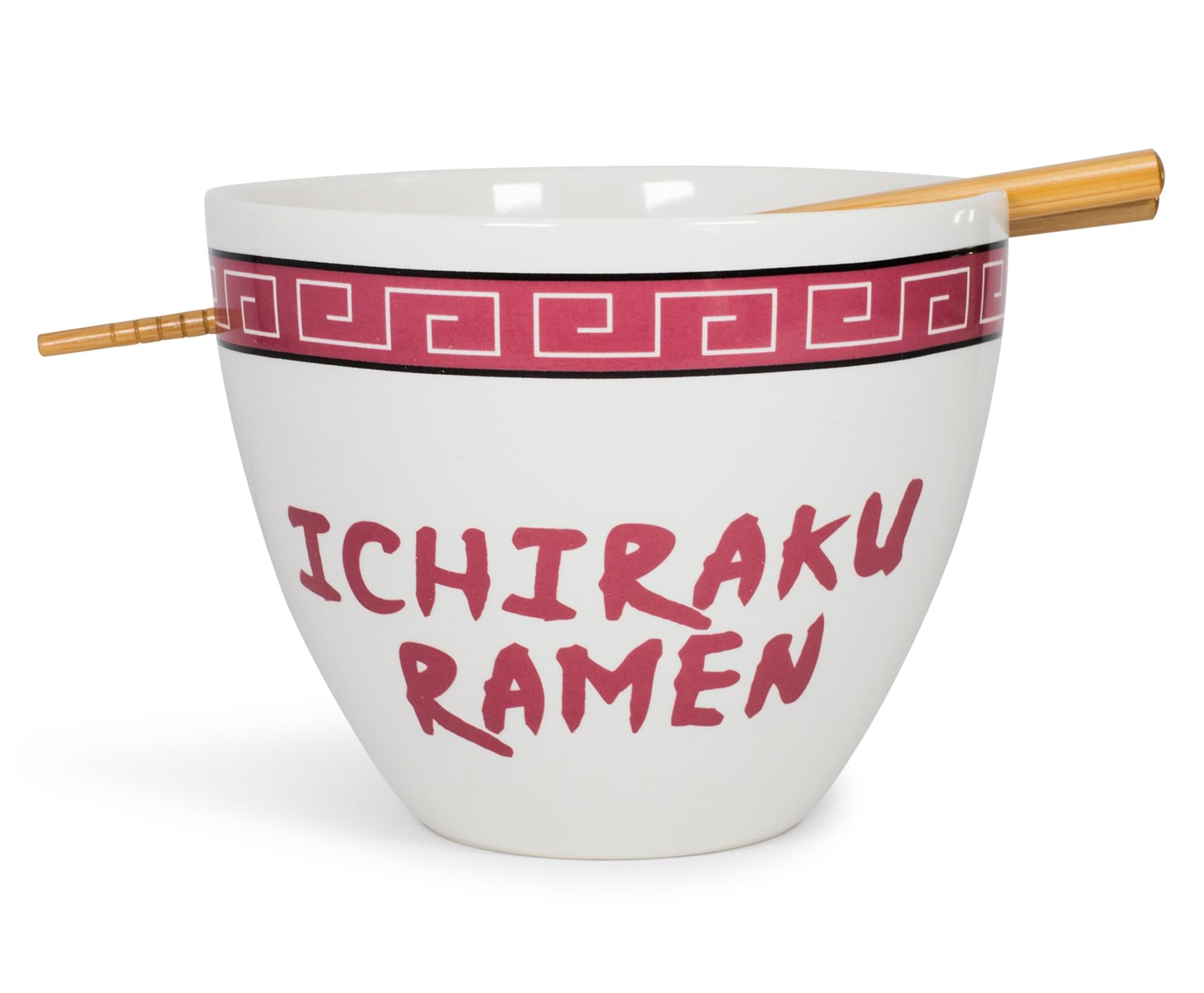Naruto Japanese Dinnerware Set | 16-Ounce Ramen Bowl and Chopsticks Set