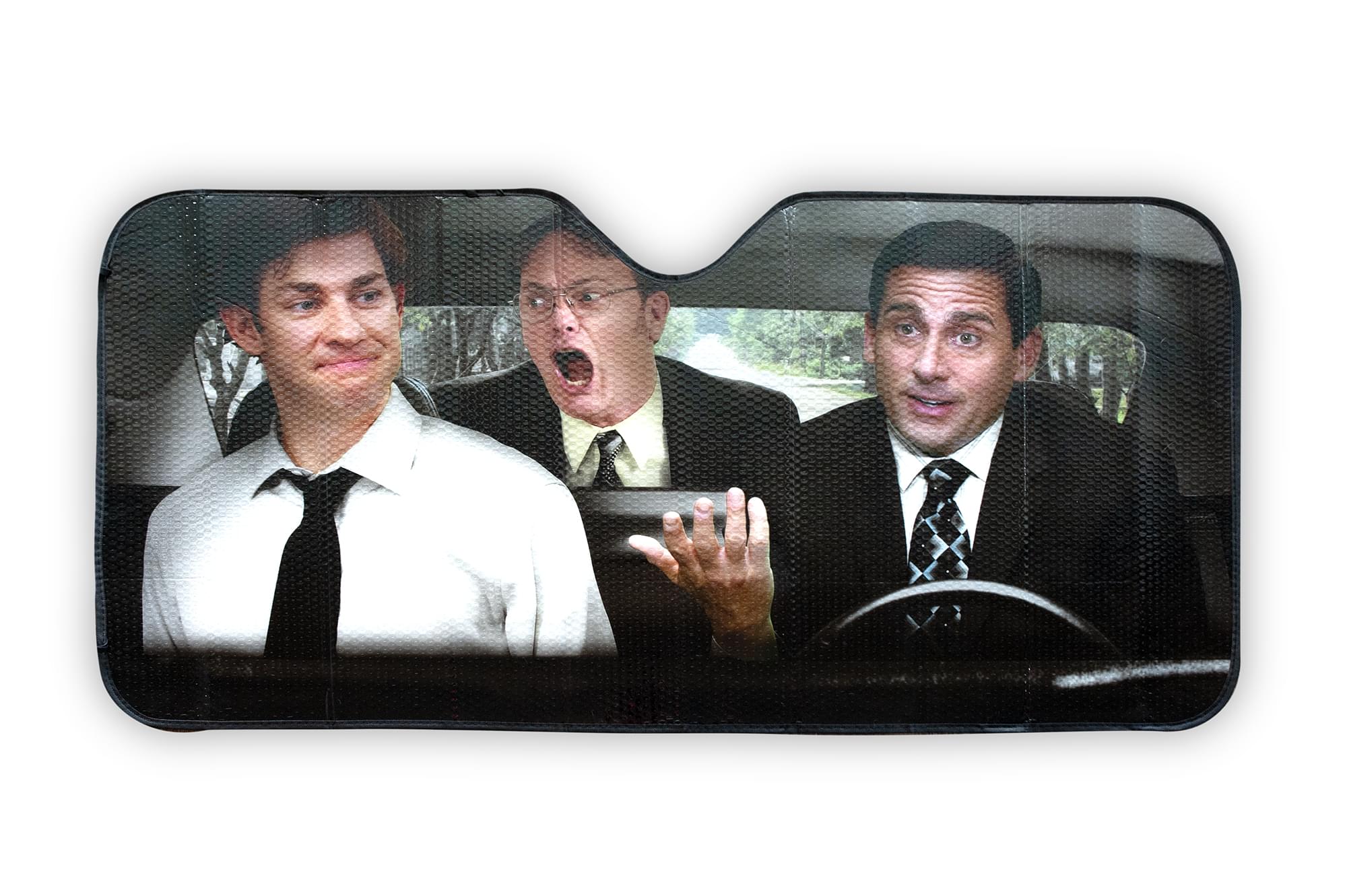 The Office Sun Visor for Car Windshield | 57 x 28" Window Shade for Car