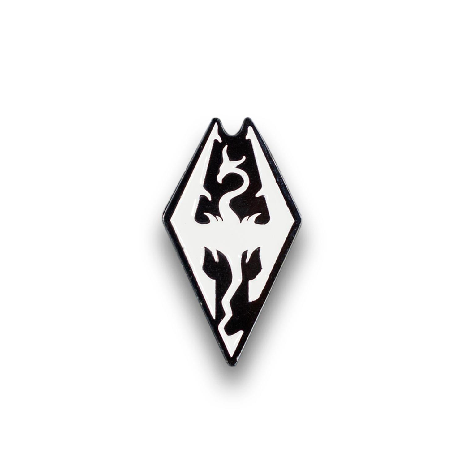 Skyrim Collectibles | Skyrim Dragon Logo Enamel Pin| Collector Pin