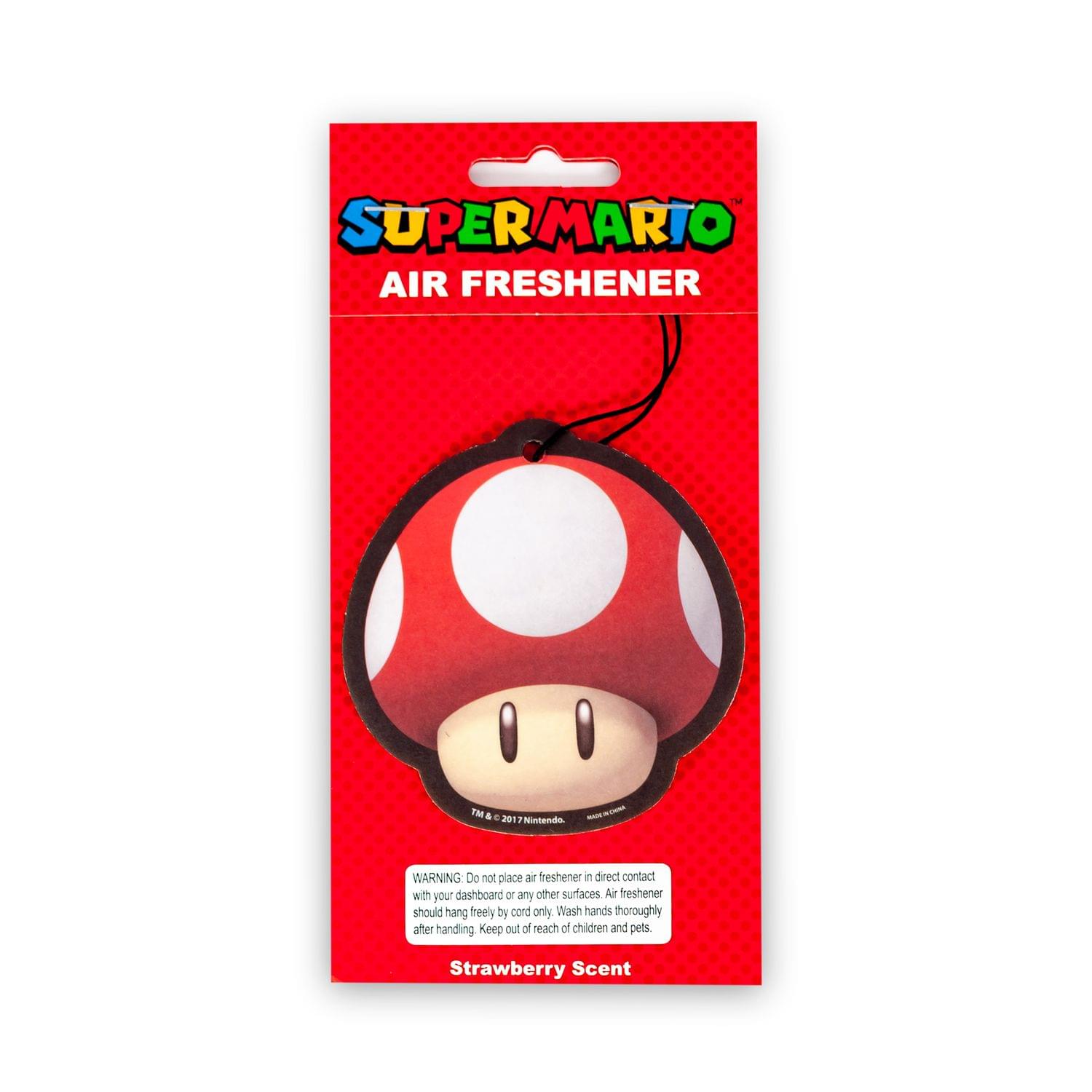 Super Mario - Toad Air Freshener | Licensed Nintendo Accessories - Strawberry