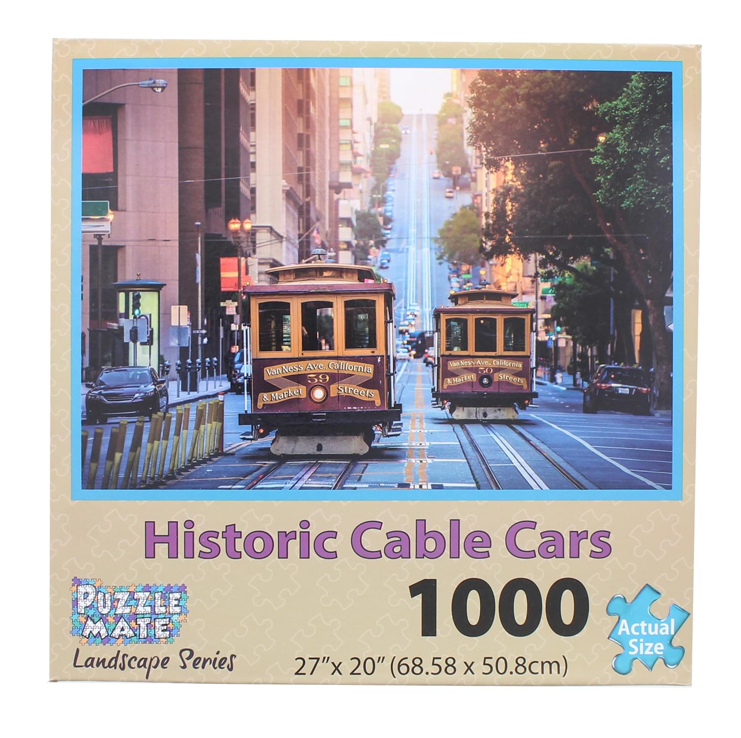 Historic Cable Cars 1000 Piece Jigsaw Puzzle
