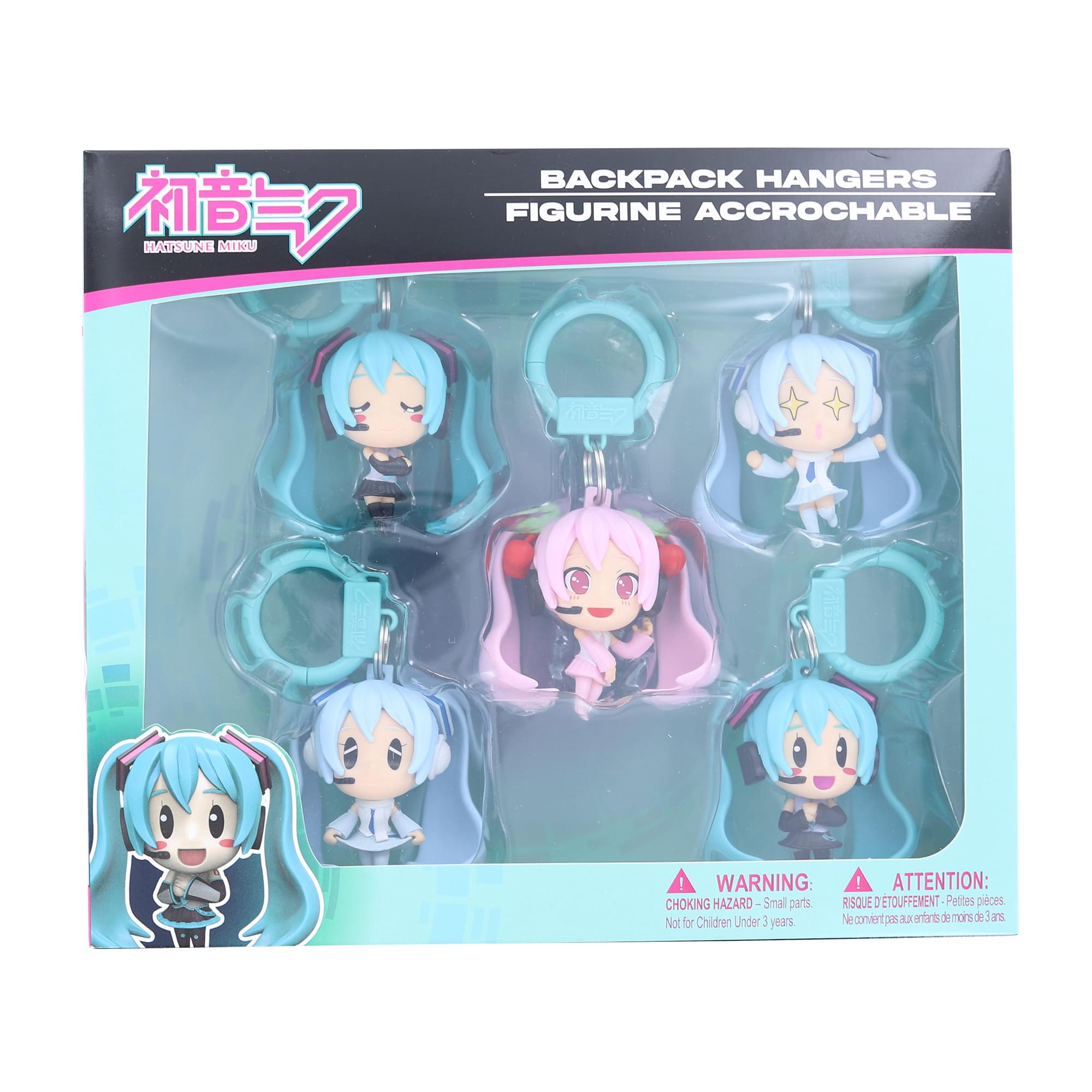 Hatsune Miku 5-Piece Backpack Hanger Collectors Box