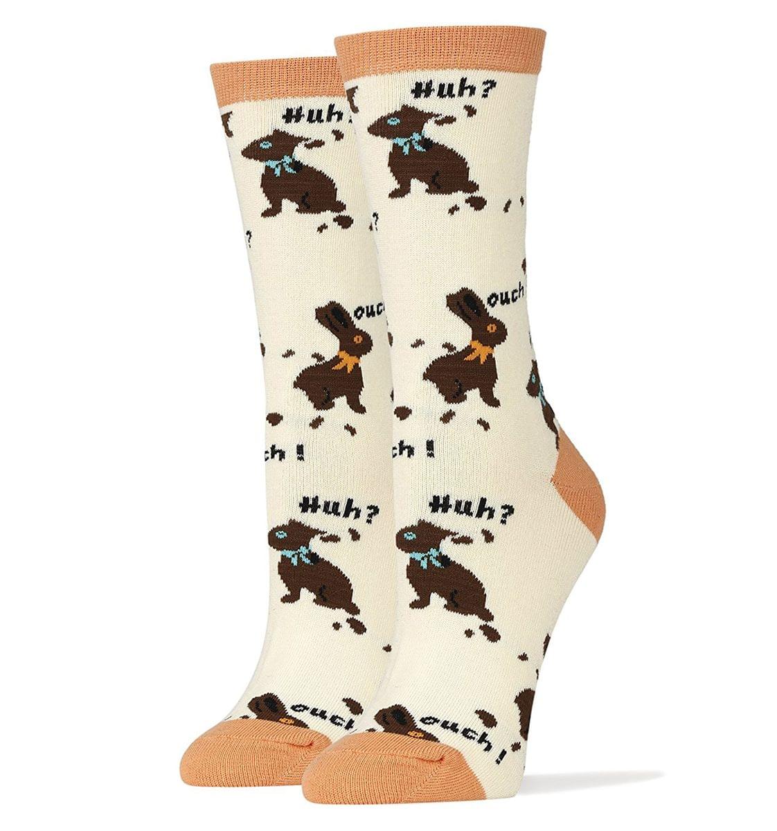"Huh" Women's Crew Socks