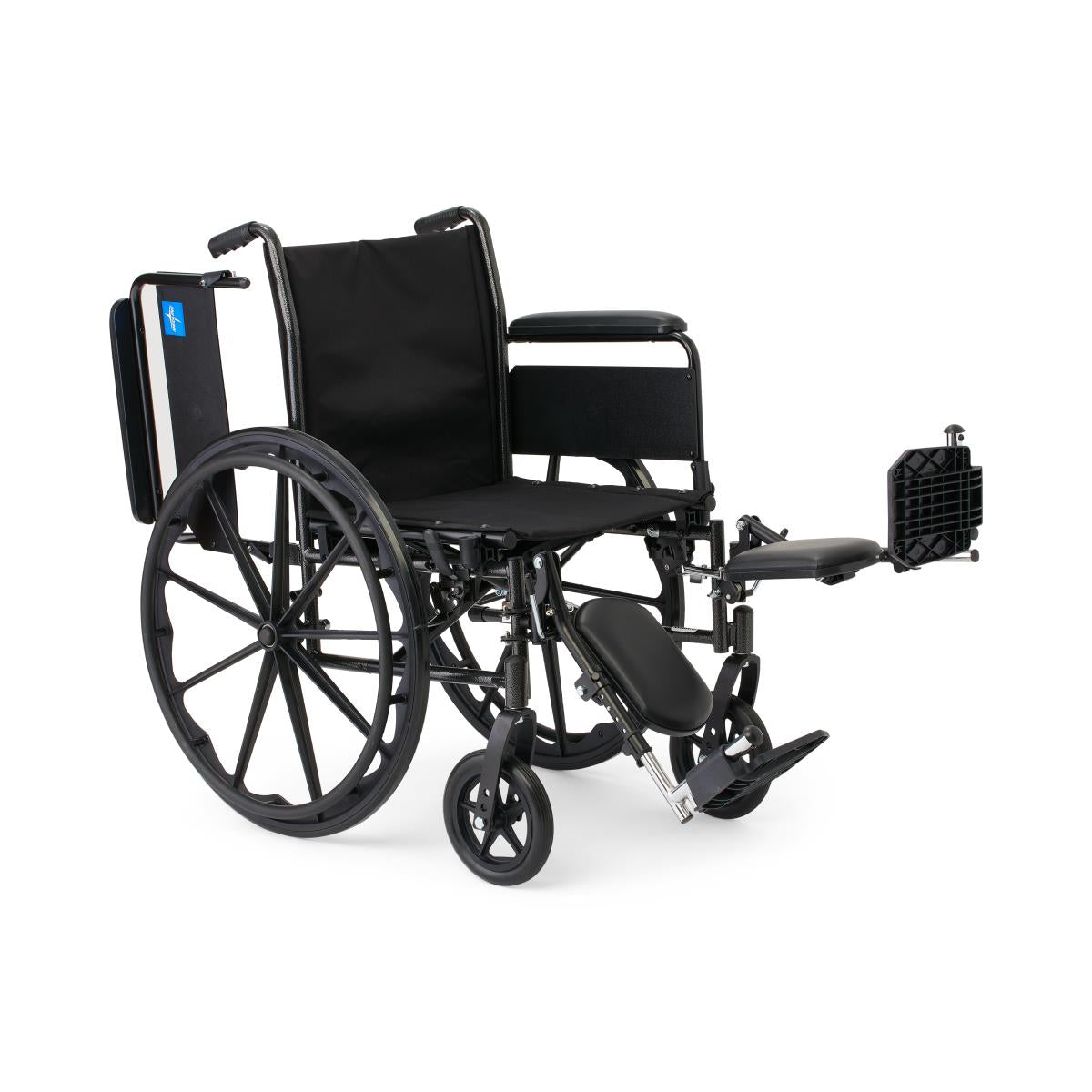 K3 Guardian 18" Wide Wheelchair With Full-Length Arms And Elevating Leg Rests, Each