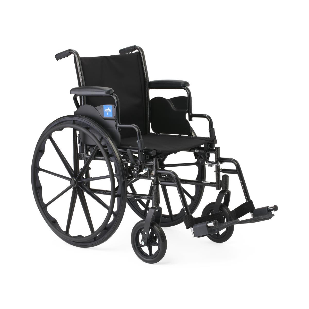 K3 Guardian 18" Wide Wheelchair With Desk-Length Arms And Swing-Away Footrests, Each