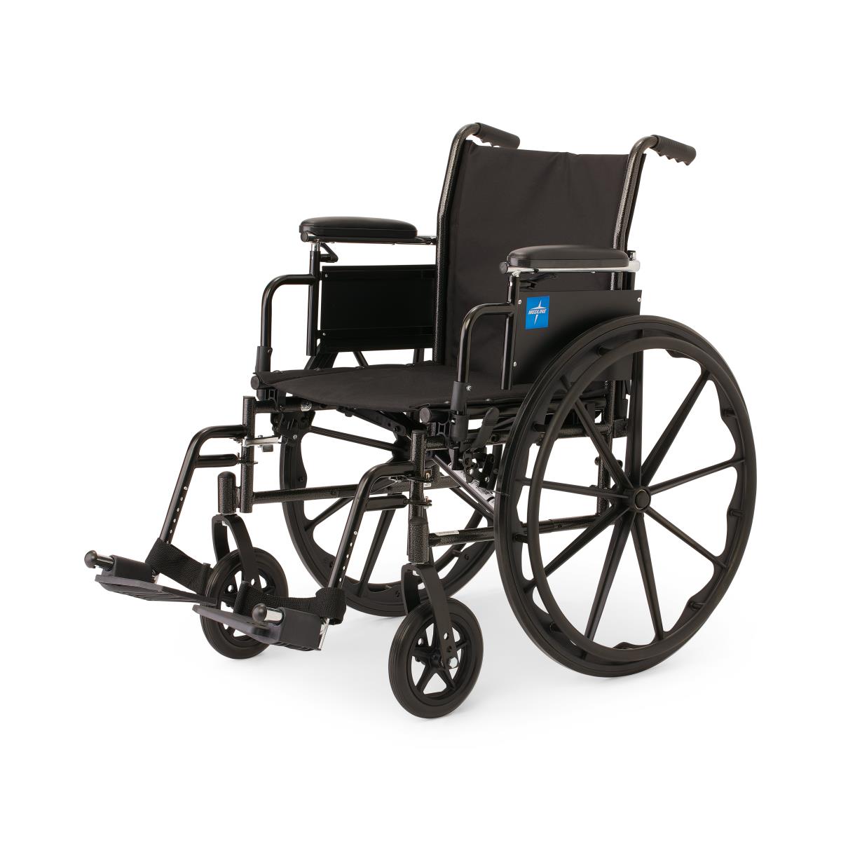 K3 Guardian 18" Wide Wheelchair With Height-Adjustable Desk-Length Arms And Swing-Away Footrests, Each