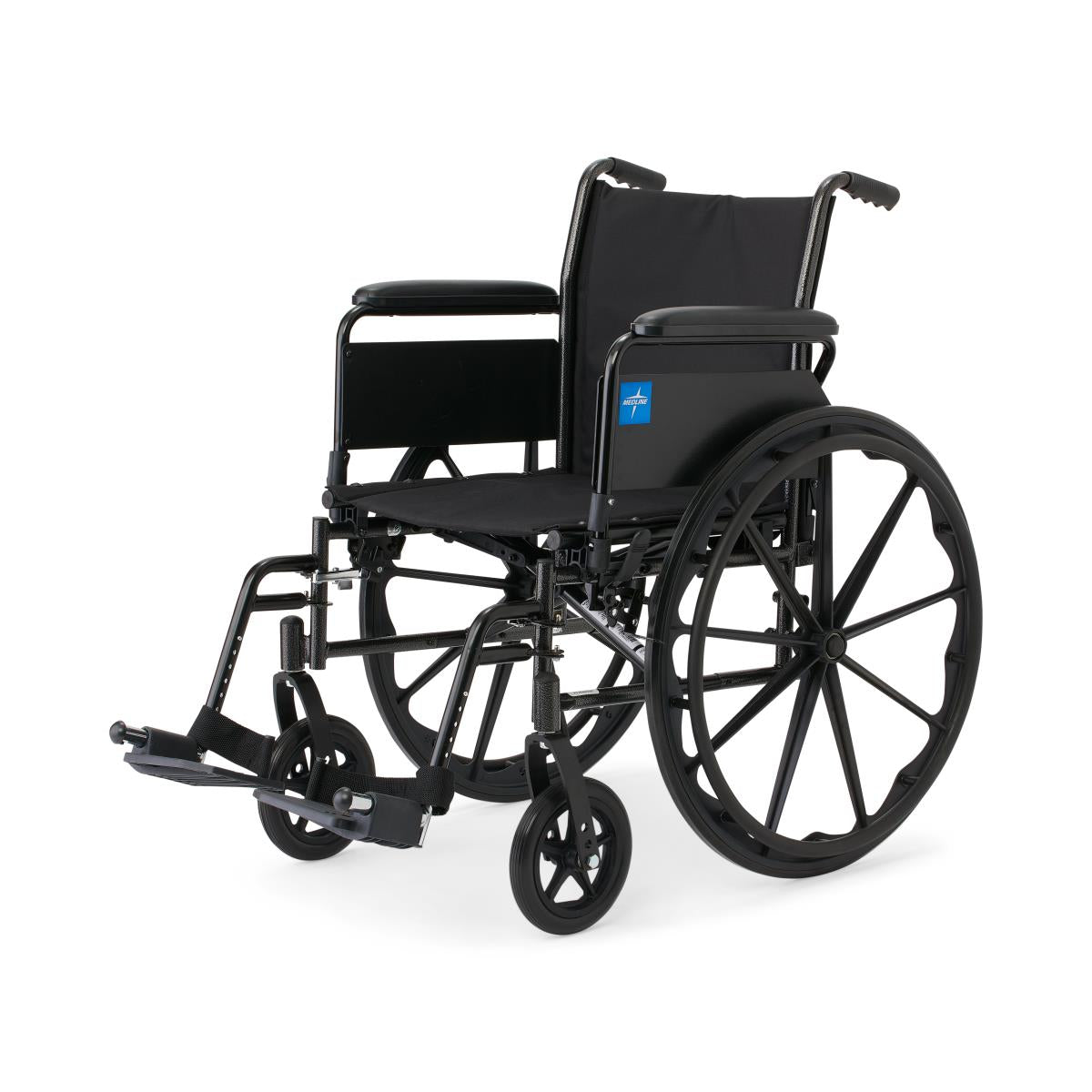 K3 Guardian 20" Wide Wheelchair With Full-Length Arms And Swing-Away Footrests, Each