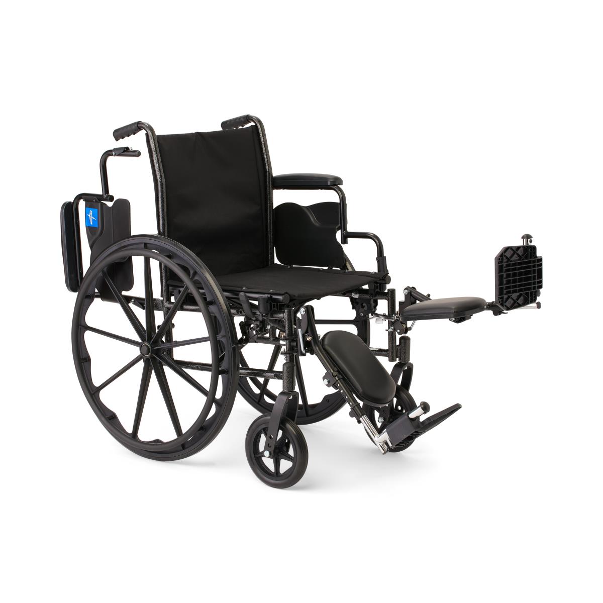 K3 Guardian 20" Wide Wheelchair With Desk-Length Arms And Elevating Leg Rests, Each