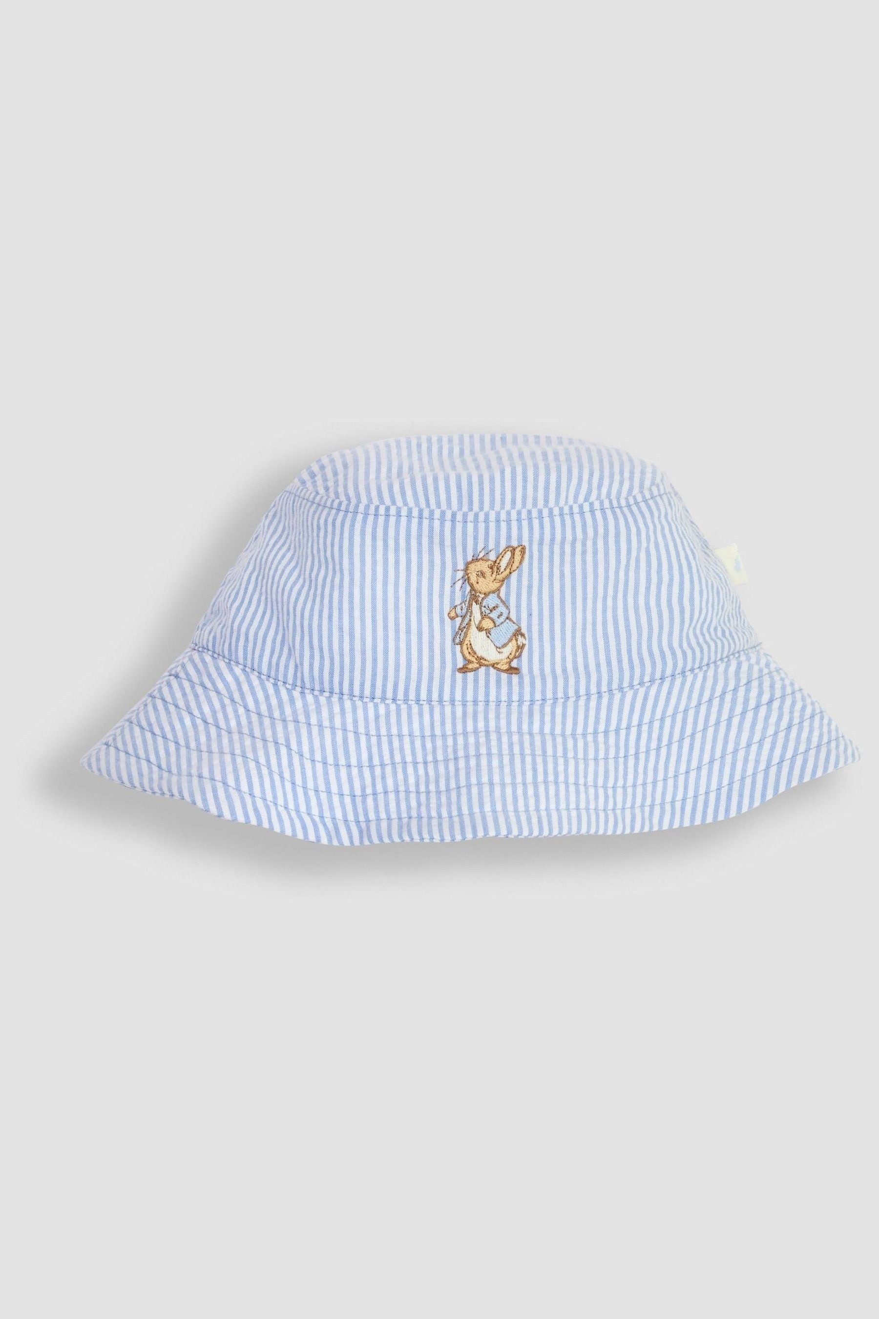 Peter Rabbit Embroidered Sun Hat in Blue 6-12 Mths Matron Inn