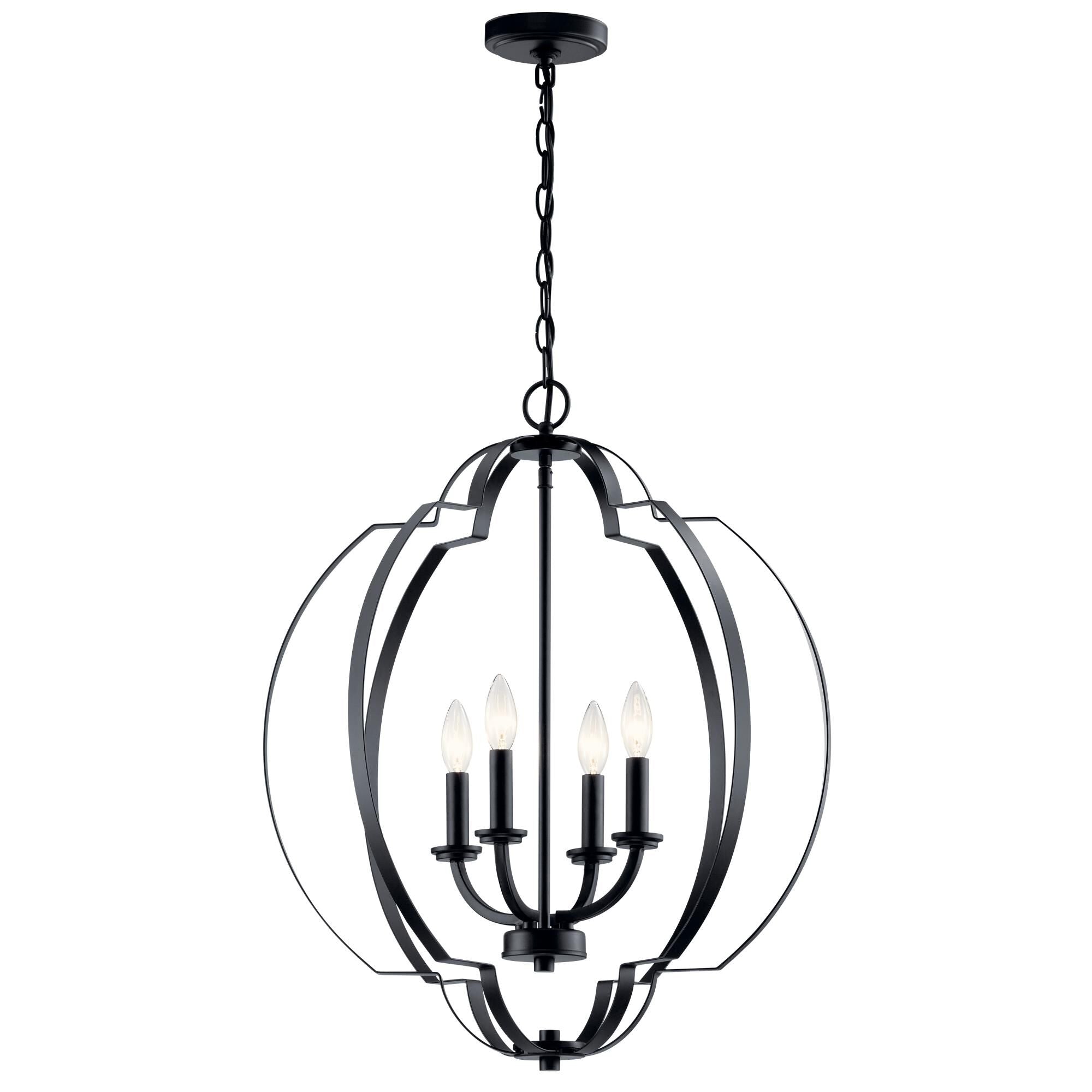 Kichler Lighting Voleta 22 Inch Cage Pendant Voleta - 42138BK - Traditional