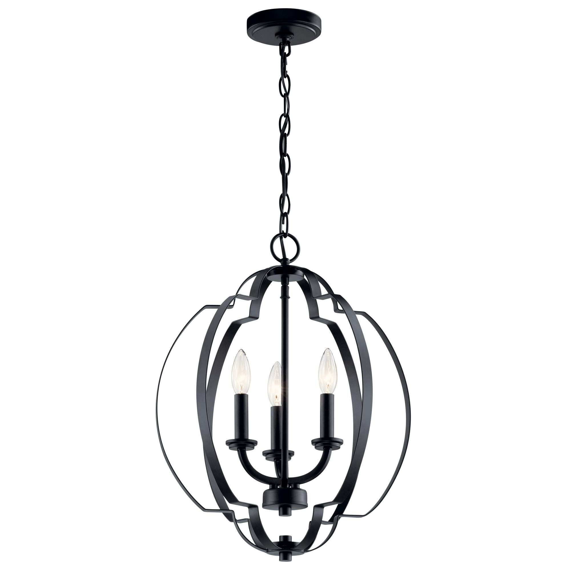Kichler Lighting Voleta 16 Inch Cage Pendant Voleta - 42140BK - Traditional