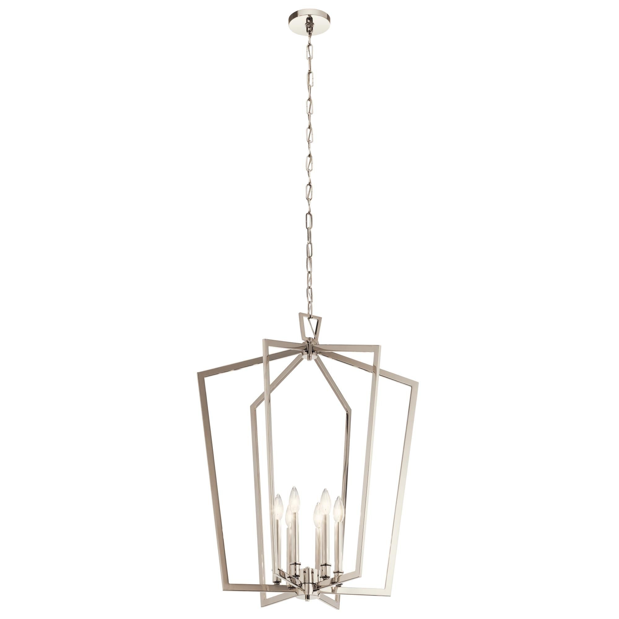 Kichler Lighting Abbotswell 24 Inch Cage Pendant Abbotswell - 43495PN - Traditional