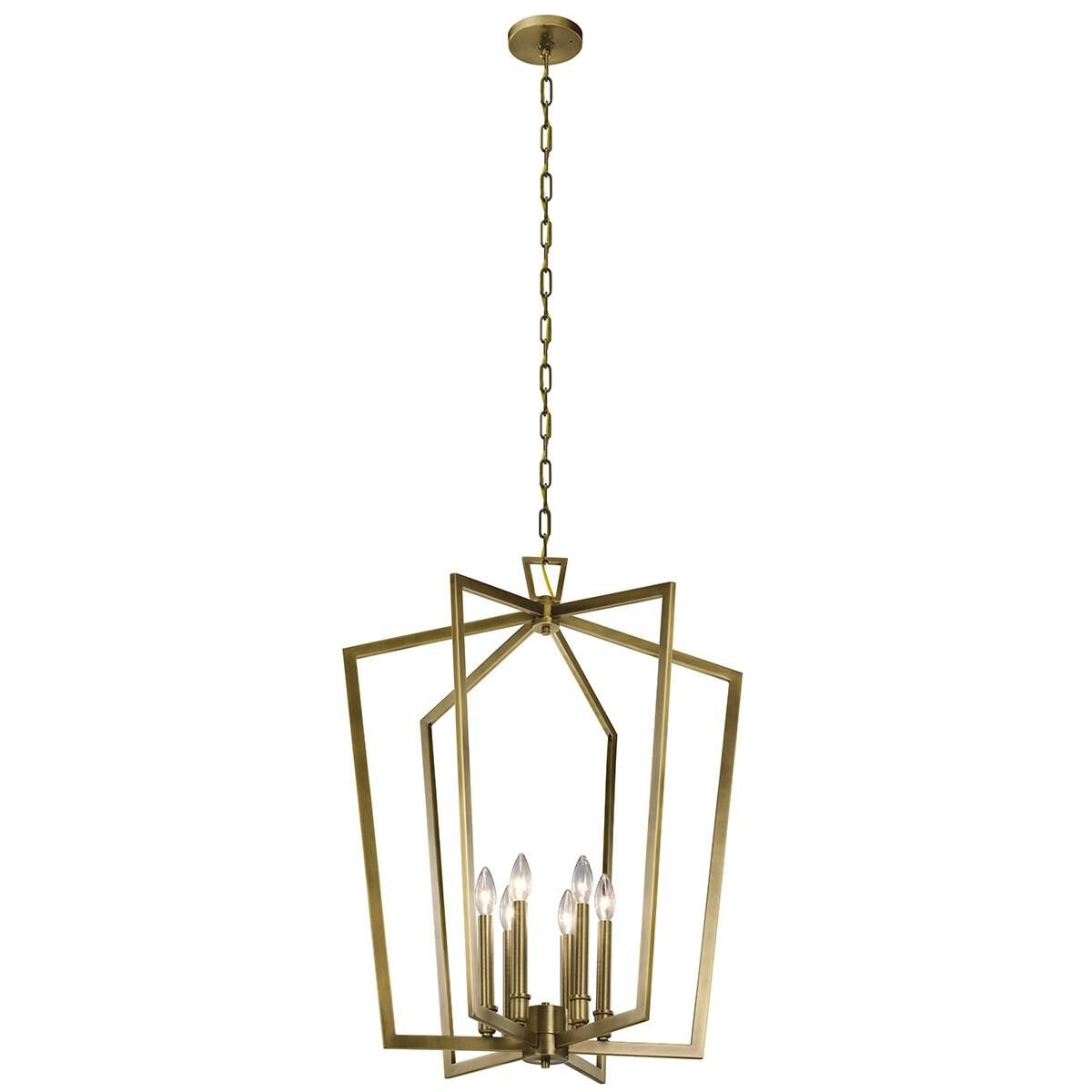 Kichler Lighting Abbotswell 24 Inch Cage Pendant Abbotswell - 43495NBR - Traditional