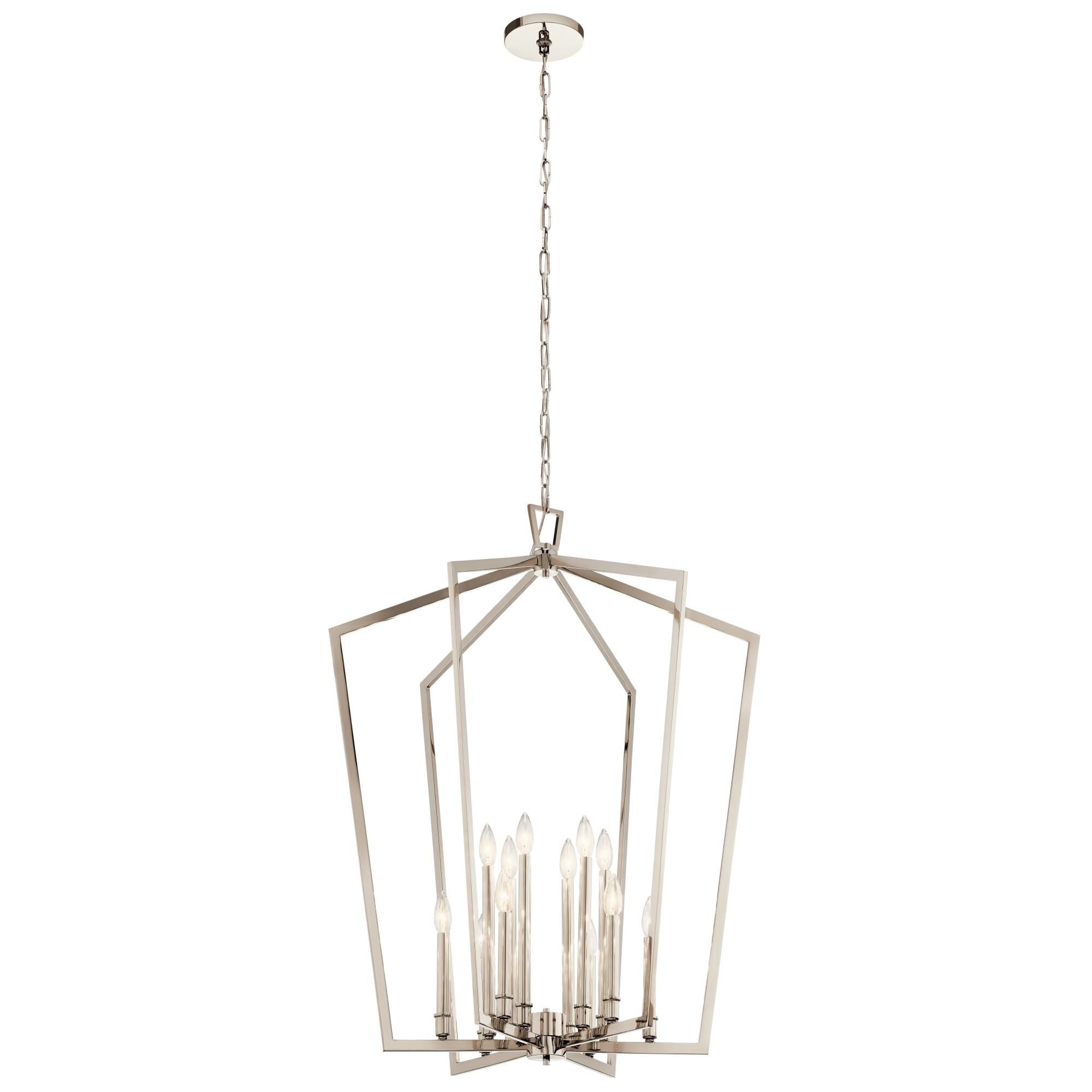 Kichler Lighting Abbotswell 30 Inch Cage Pendant Abbotswell - 43496PN - Traditional