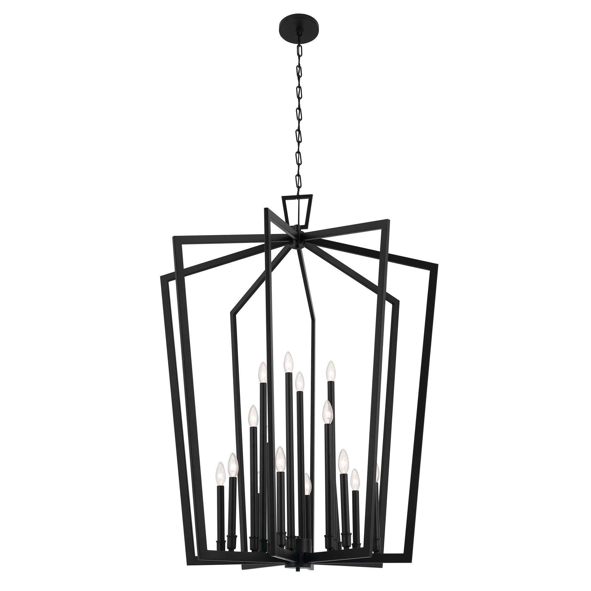 Kichler Lighting Abbotswell Cage Pendant Abbotswell - 43499BK - Traditional