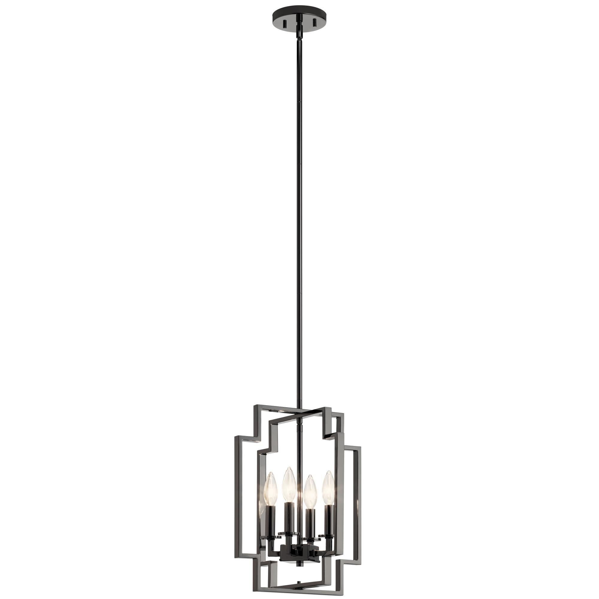 Kichler Lighting Downtown Deco 12 Inch Cage Pendant Downtown Deco - 43964MCH - Transitional