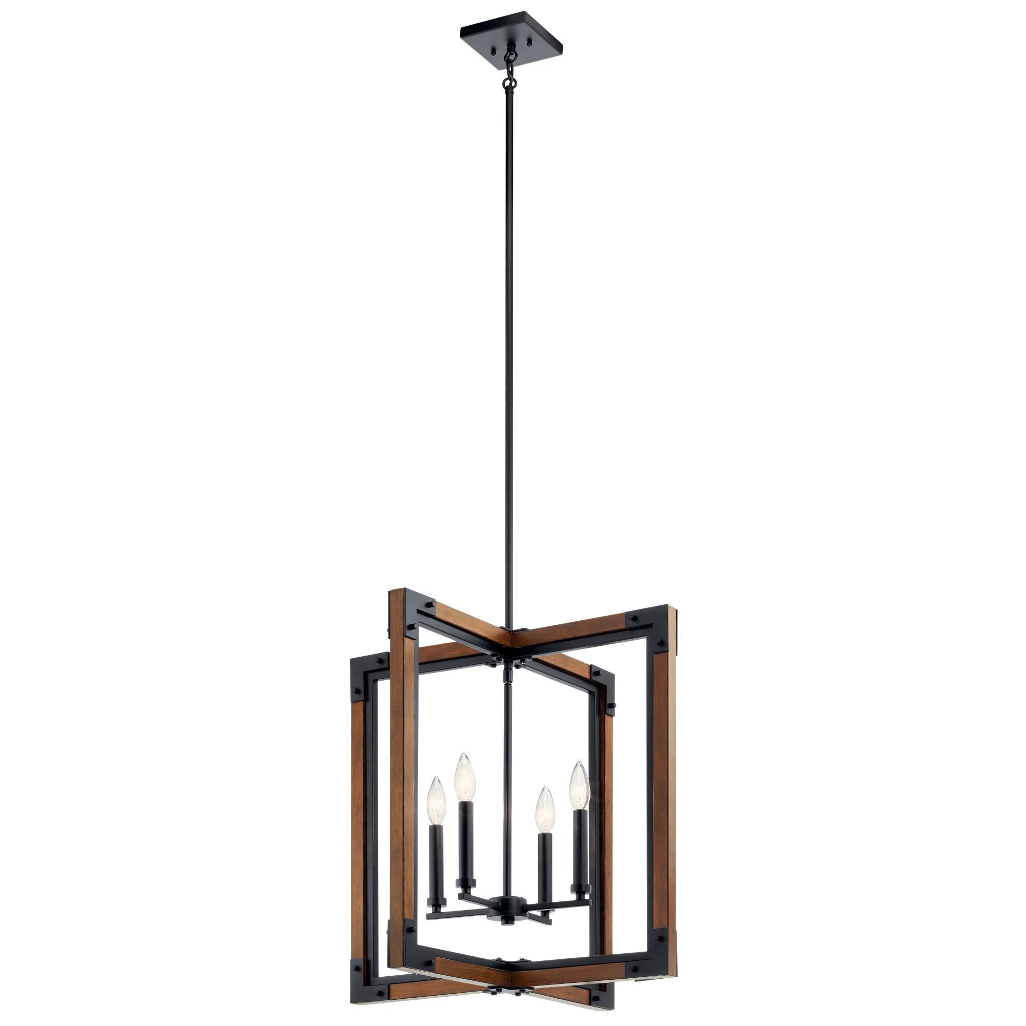Kichler Lighting Marimount 21 Inch Cage Pendant Marimount - 44044AUB - Rustic