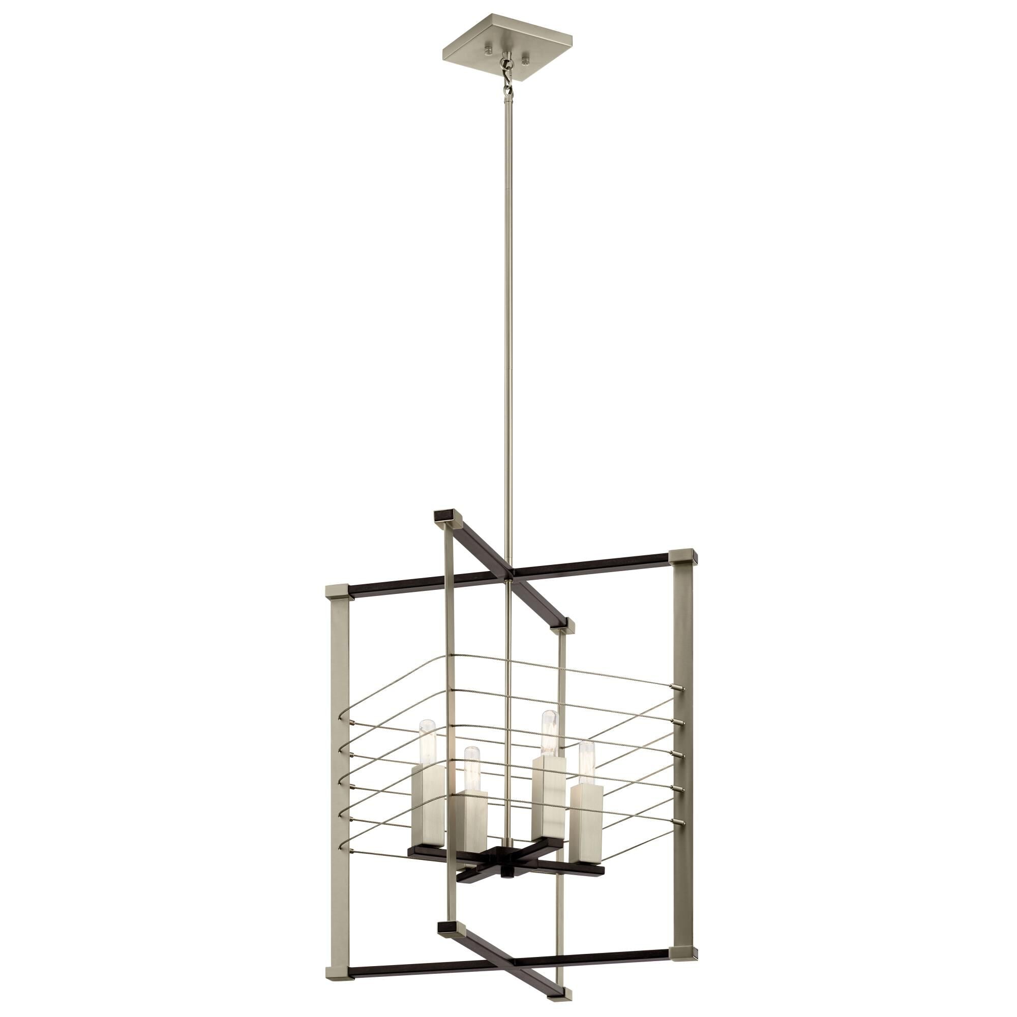 Kichler Lighting Lente 17 Inch Cage Pendant Lente - 44251MOK - Modern Contemporary