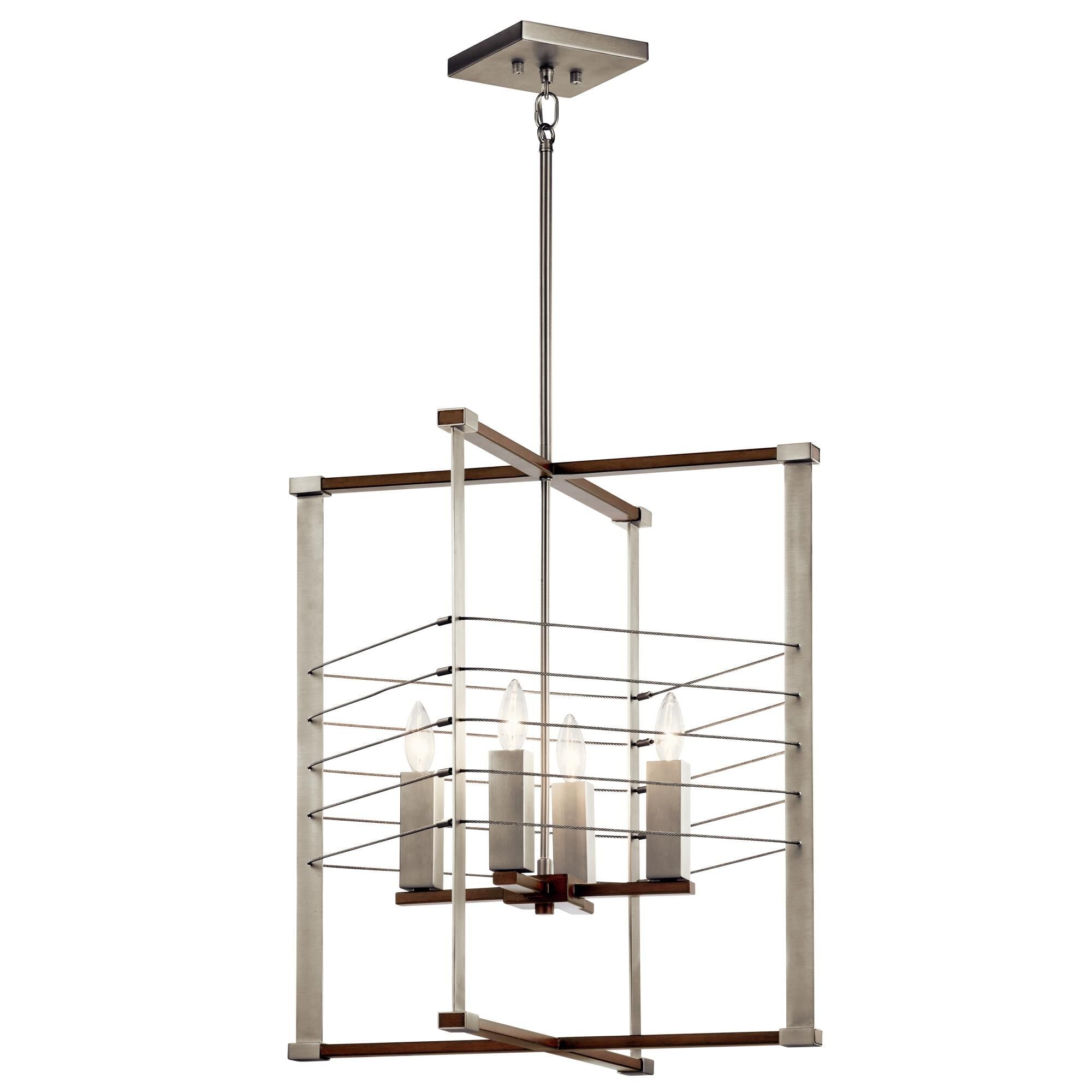 Kichler Lighting Lente 22 Inch Cage Pendant Lente - 44251NI - Industrial